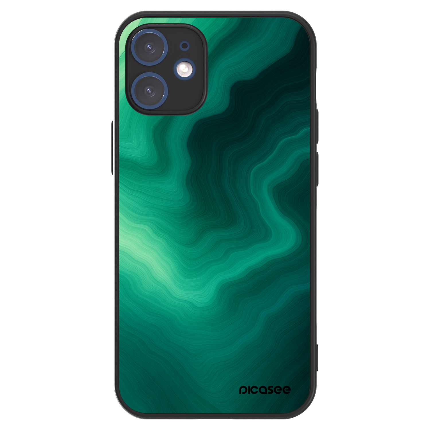 Picasee ULTIMATE CASE MagSafe pentru Apple iPhone 12 mini - Malachite
