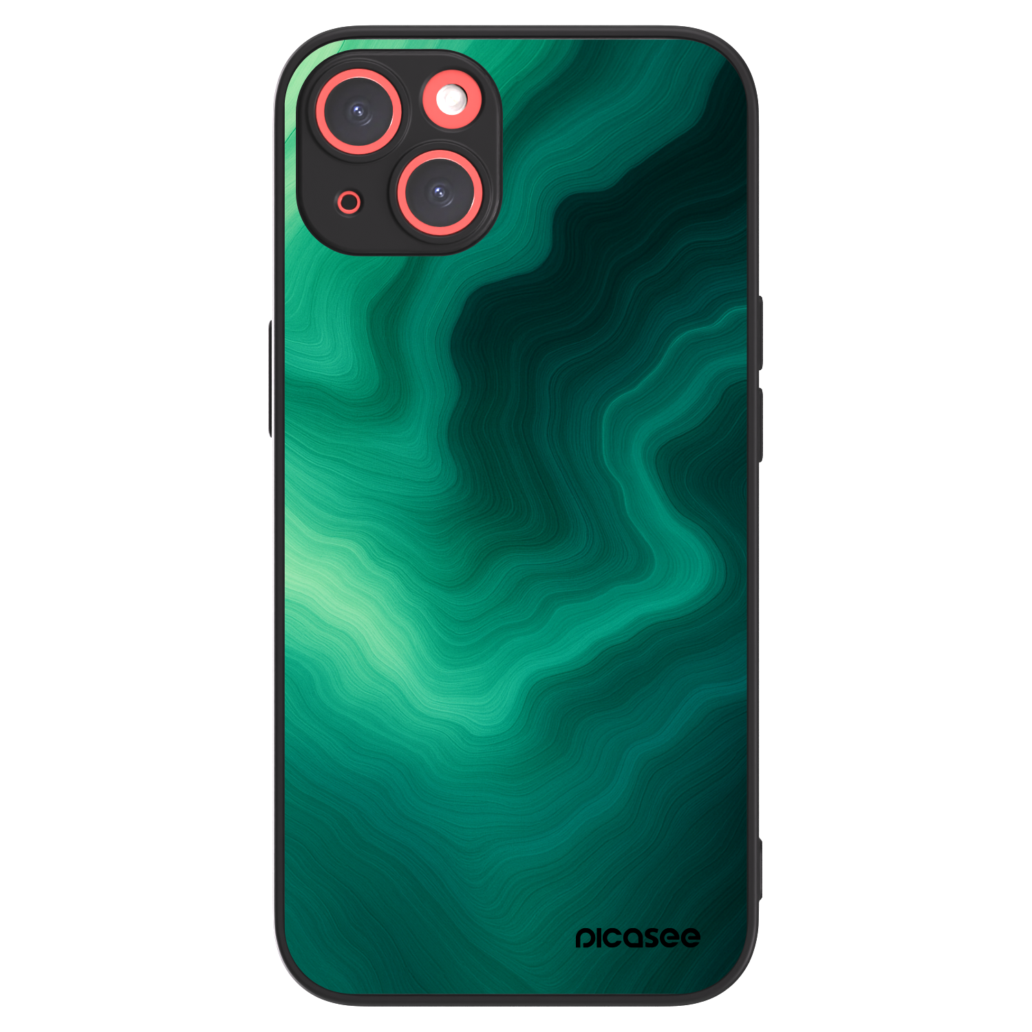 Picasee ULTIMATE CASE MagSafe pentru Apple iPhone 13 - Malachite
