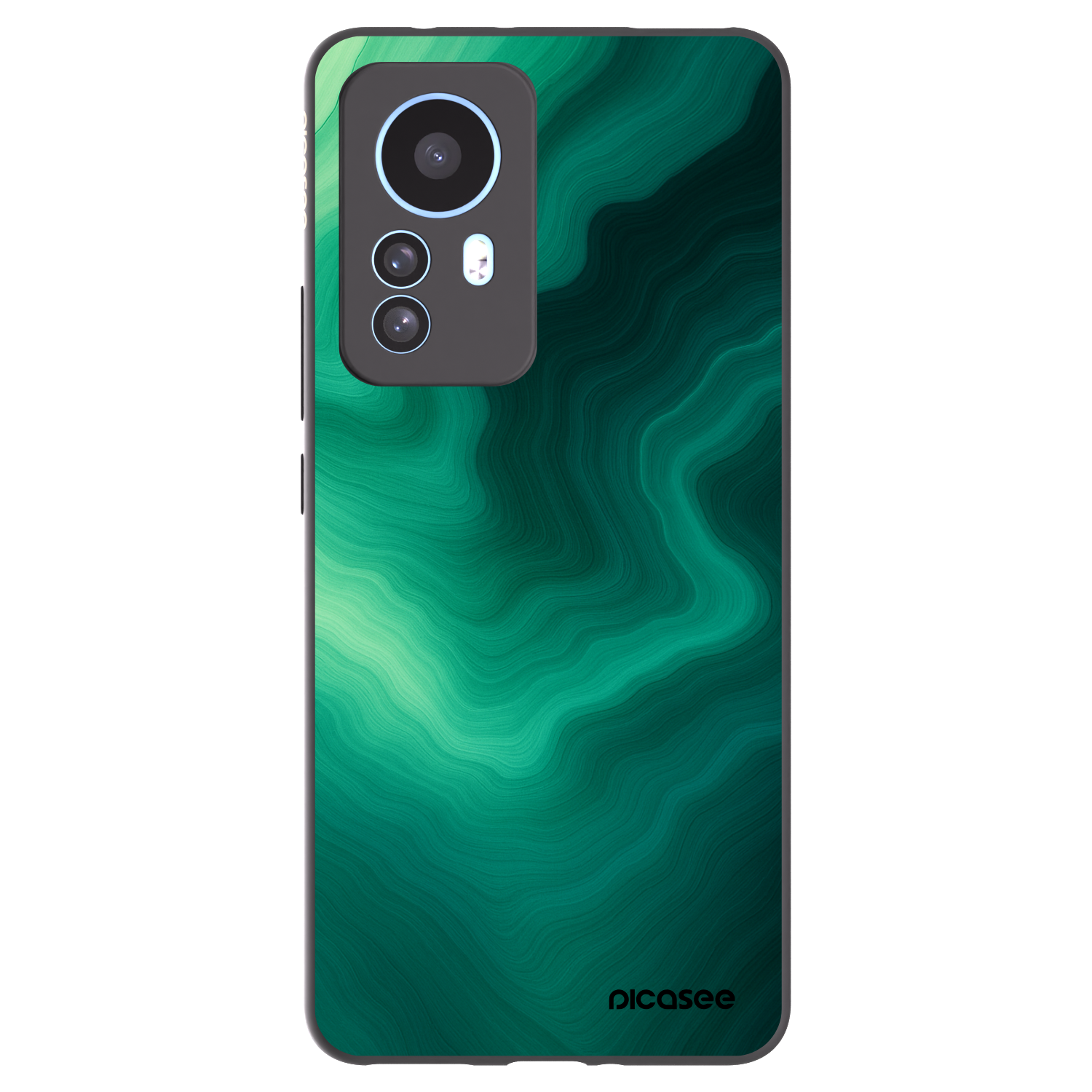 Picasee husă neagră din silicon pentru Xiaomi 12T Pro - Malachite
