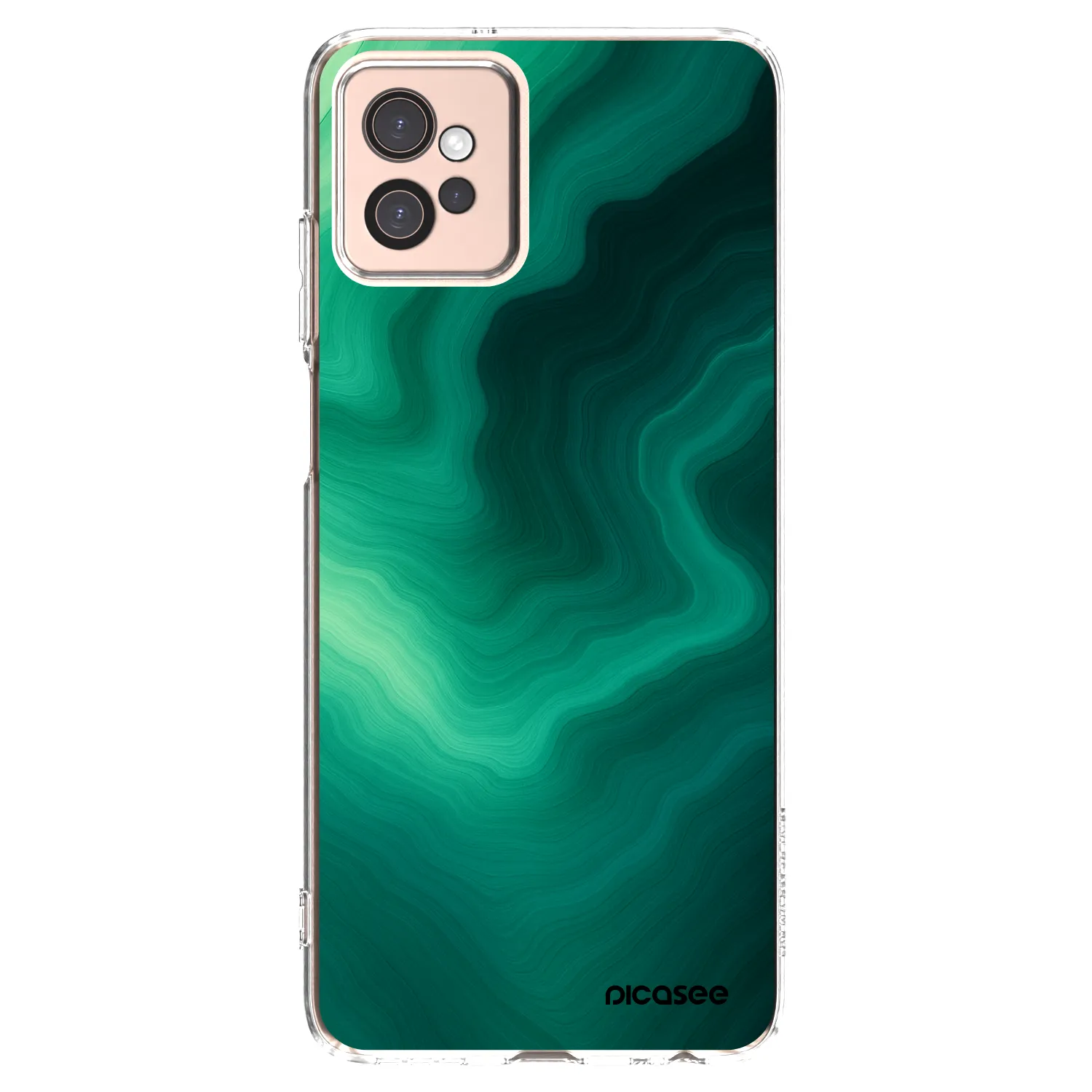 Picasee husă transparentă din silicon pentru Motorola Moto G32 - Malachite