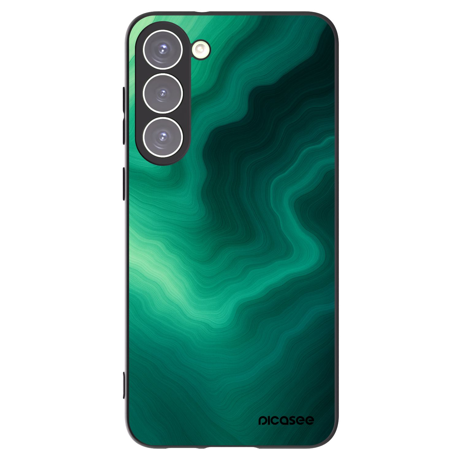 Picasee husă neagră din silicon pentru Samsung Galaxy S23+ 5G - Malachite
