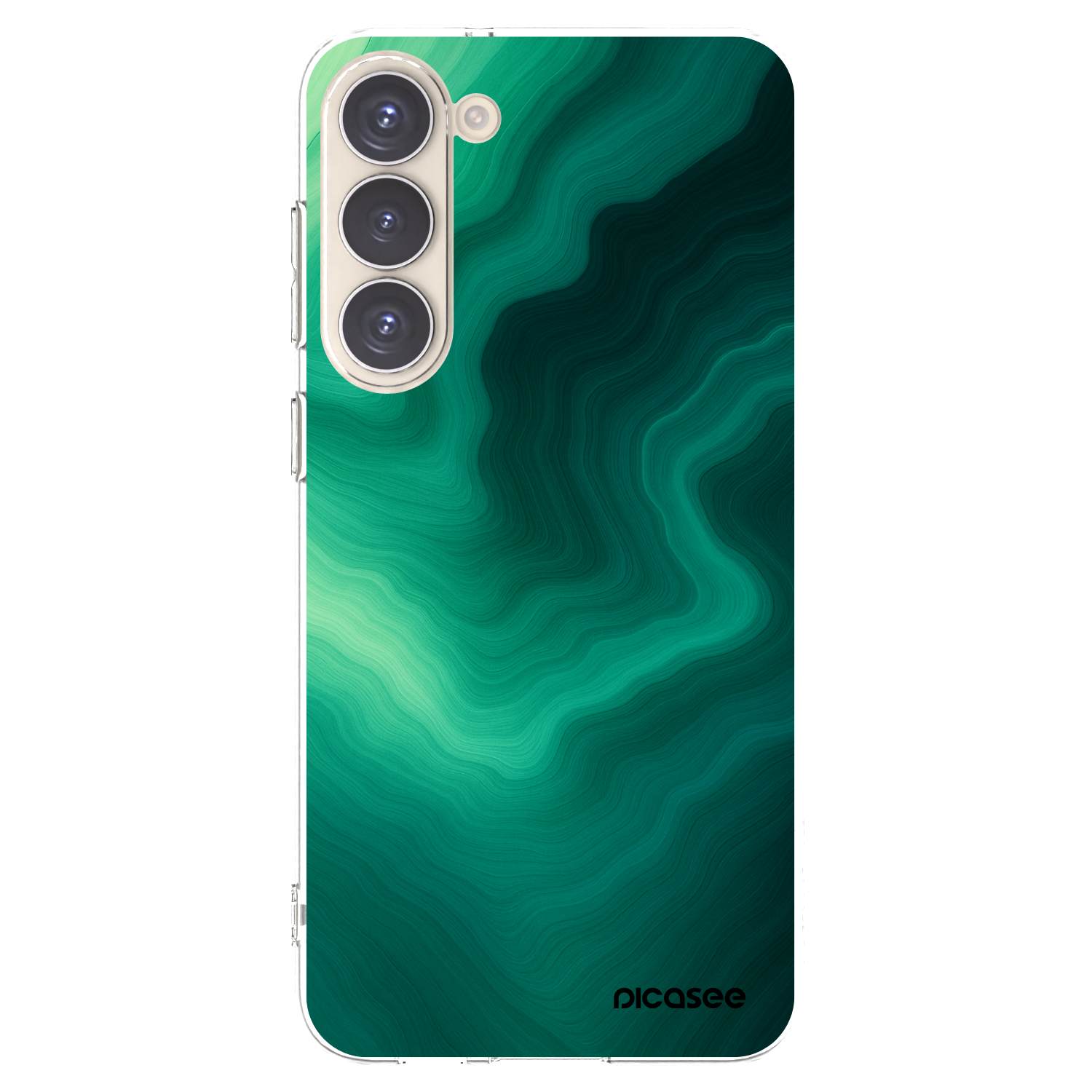 Picasee husă transparentă din silicon pentru Samsung Galaxy S23+ 5G - Malachite
