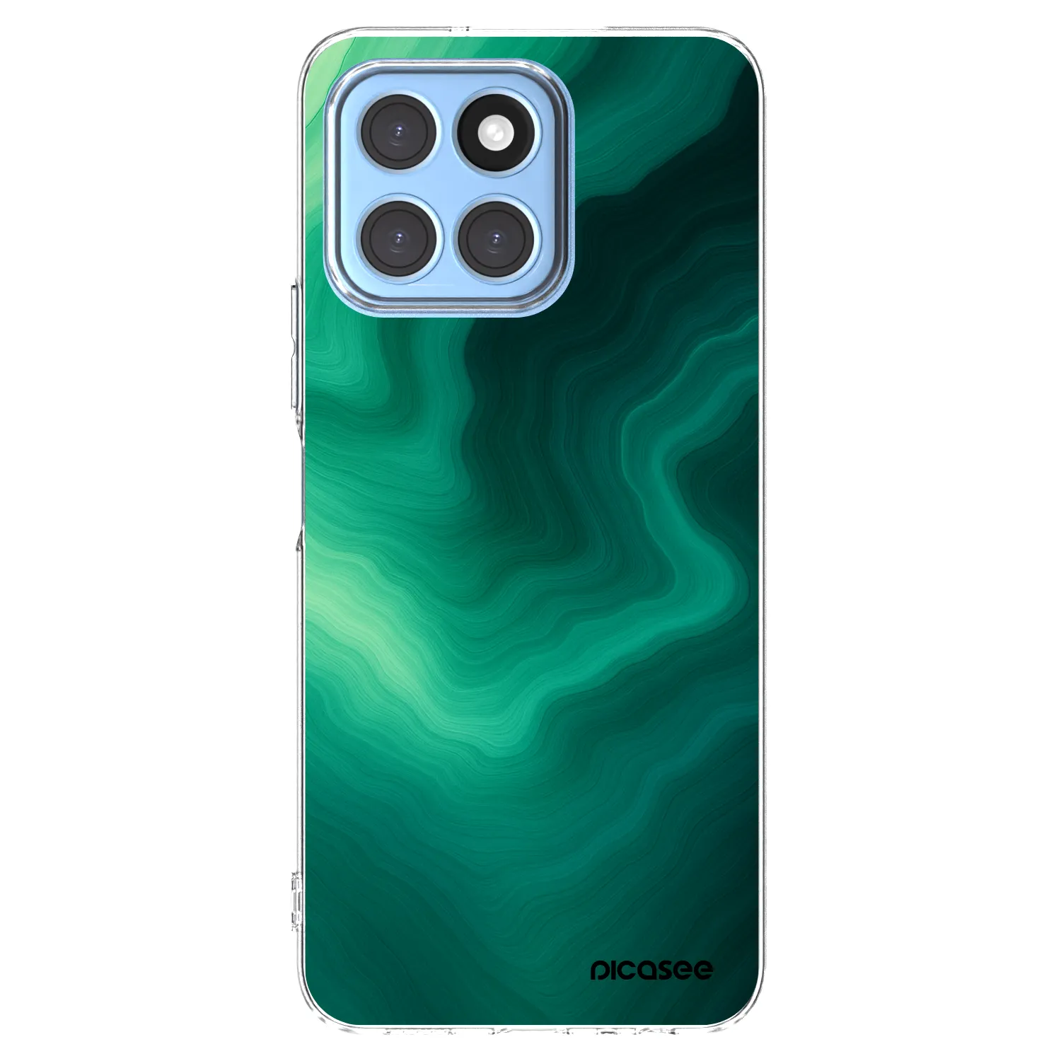 Picasee husă transparentă din silicon pentru Honor X6 - Malachite