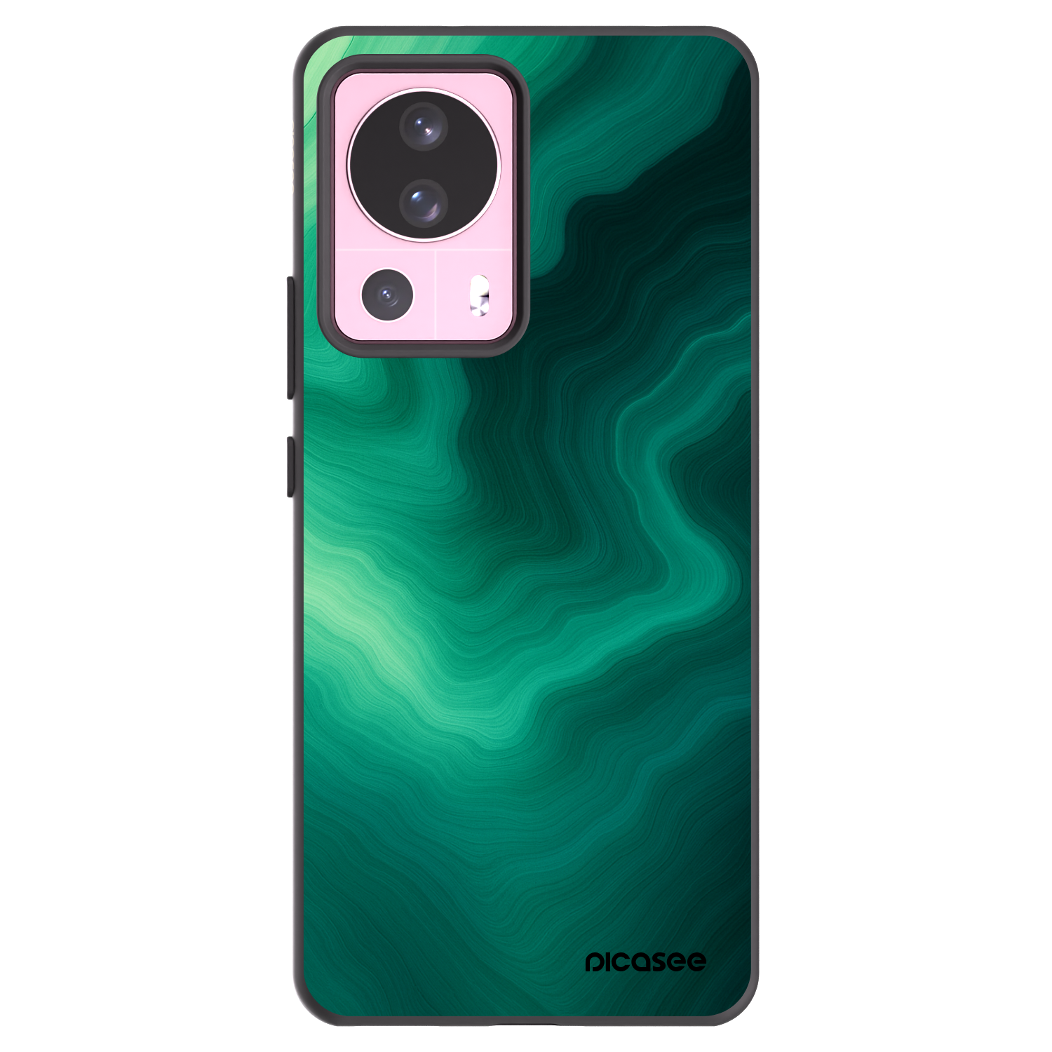 Picasee husă neagră din silicon pentru Xiaomi 13 Lite - Malachite