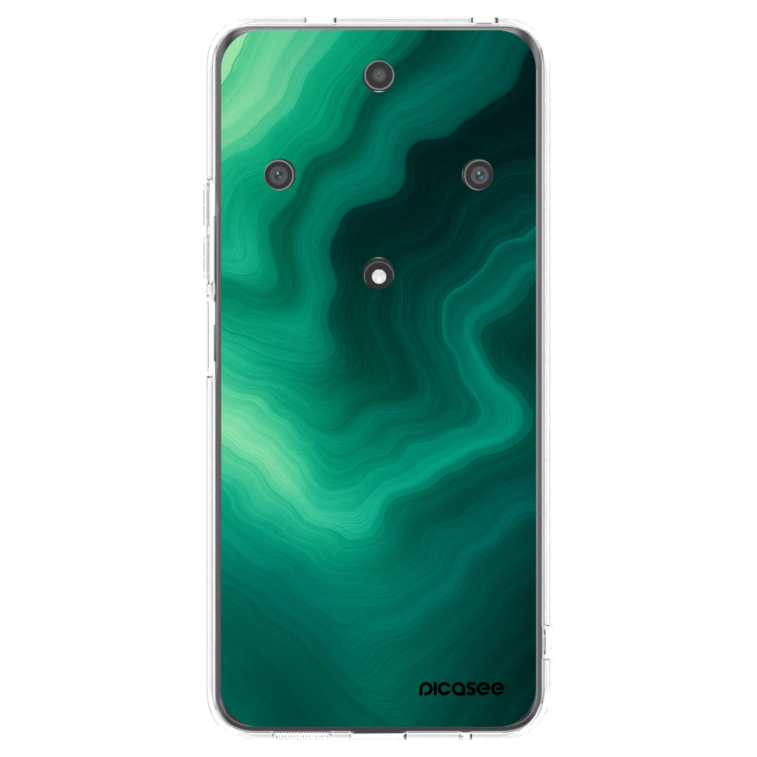 Picasee husă transparentă din silicon pentru Honor Magic5 Lite 5G - Malachite