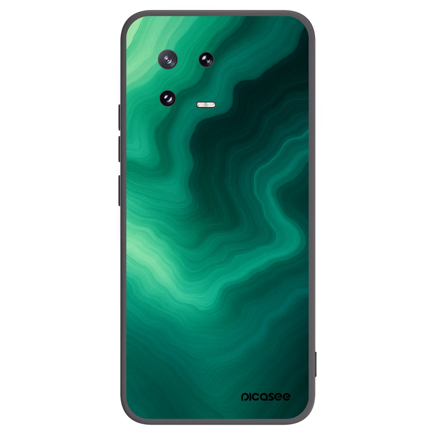 Picasee husă neagră din silicon pentru Xiaomi 13 Pro - Malachite