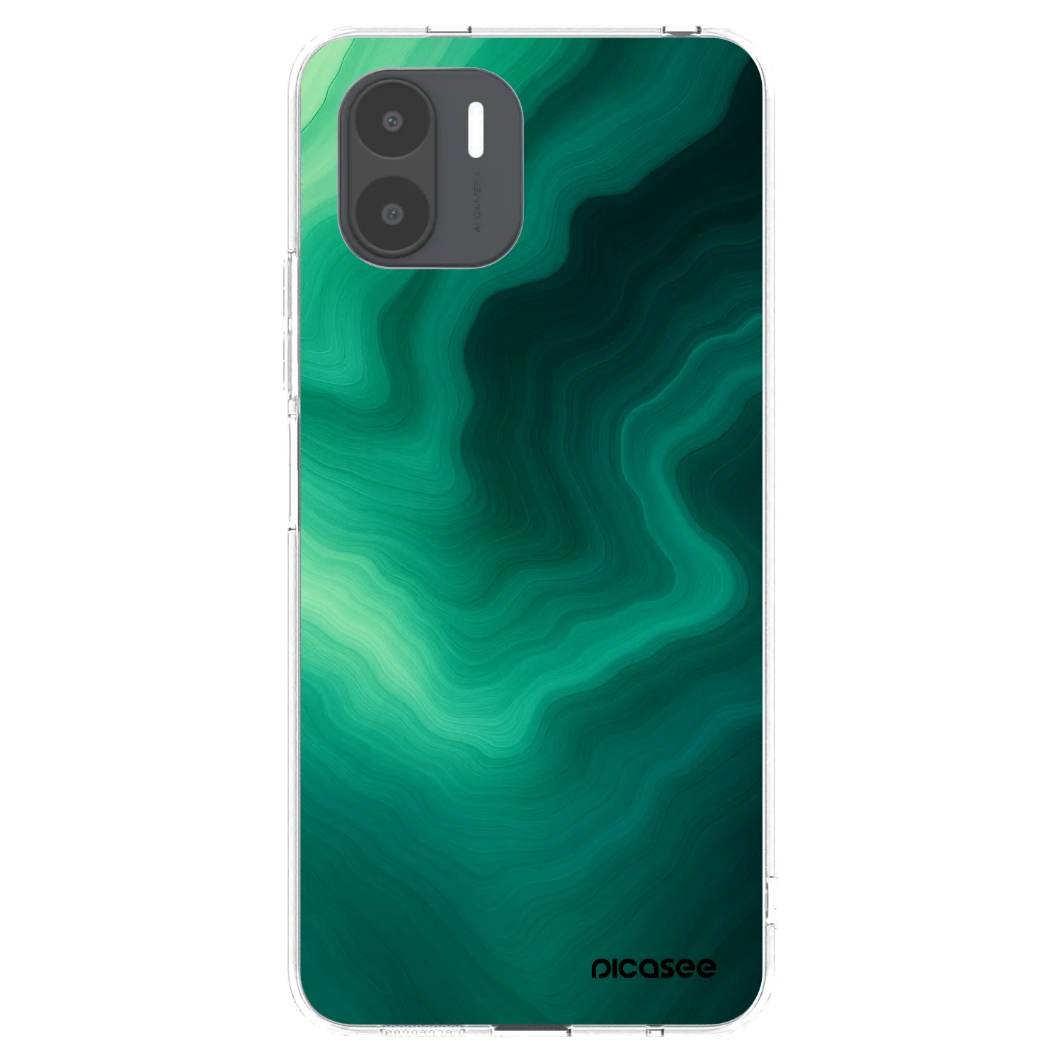 Picasee husă transparentă din silicon pentru Xiaomi Redmi A2 - Malachite
