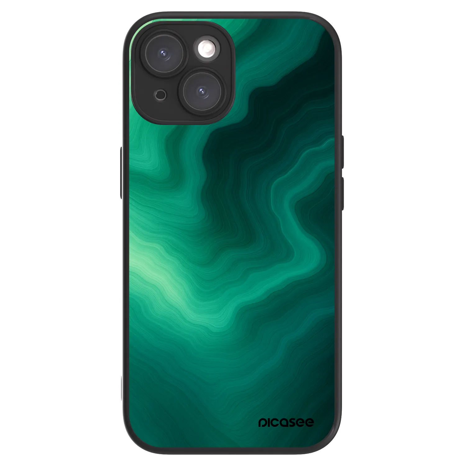Picasee ULTIMATE CASE MagSafe pentru Apple iPhone 15 - Malachite