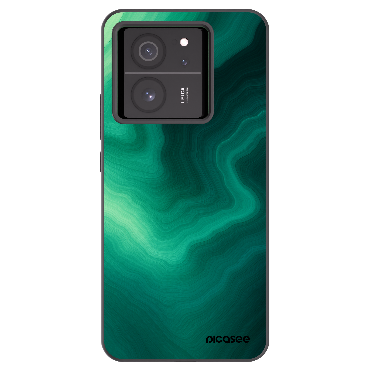 Picasee husă neagră din silicon pentru Xiaomi 13T Pro - Malachite