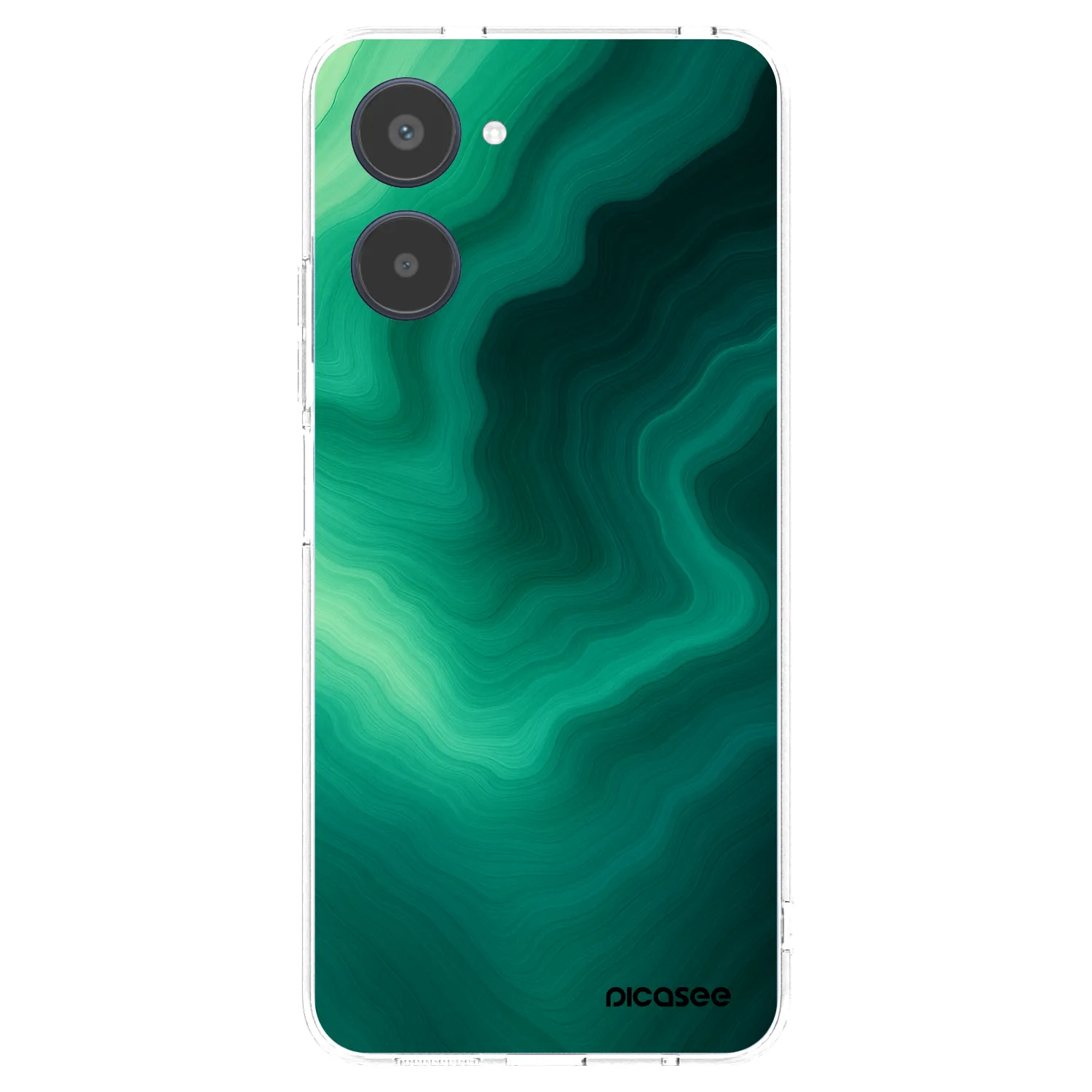Picasee husă transparentă din silicon pentru Realme 10 4G - Malachite