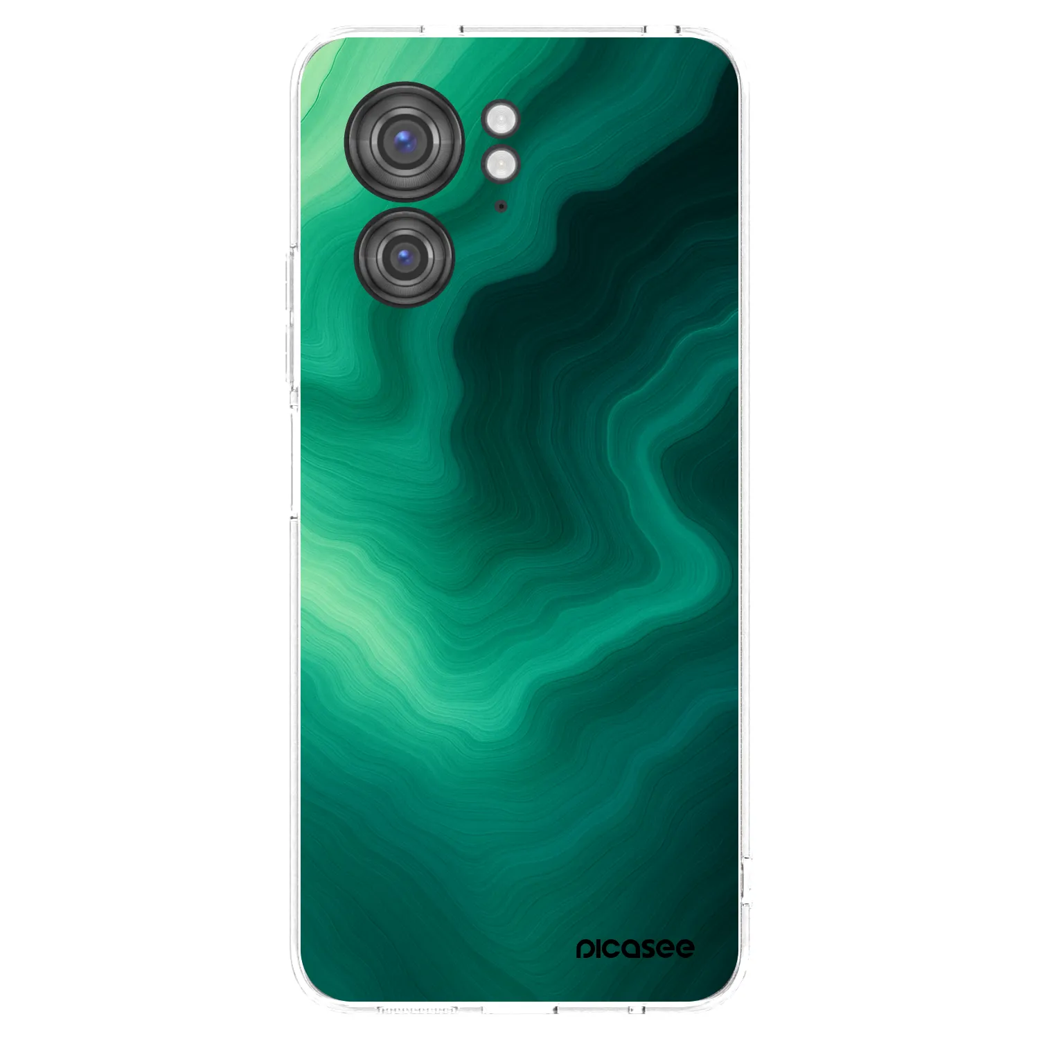 Picasee husă transparentă din silicon pentru Motorola Edge 40 - Malachite