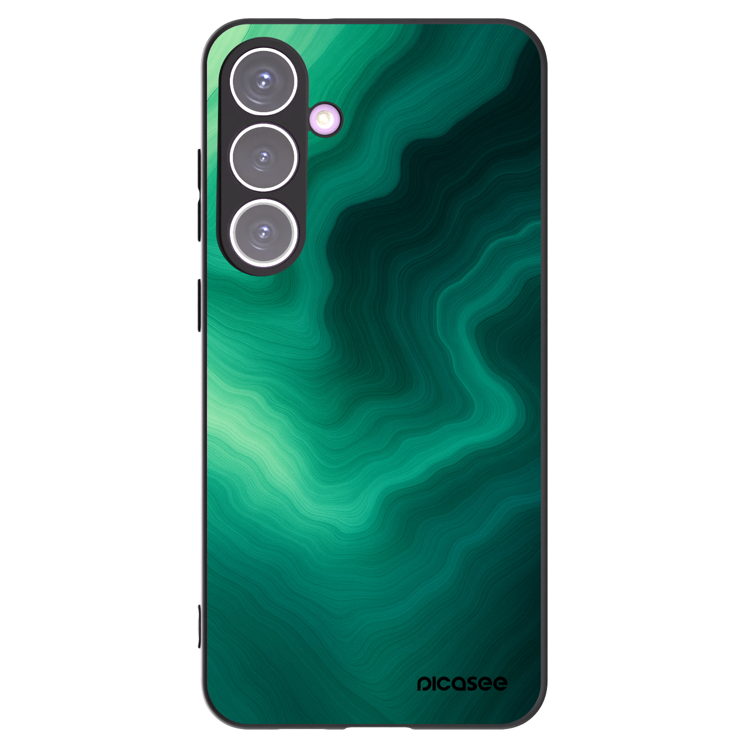 Picasee husă neagră din silicon pentru Samsung Galaxy S24+ S926B 5G - Malachite