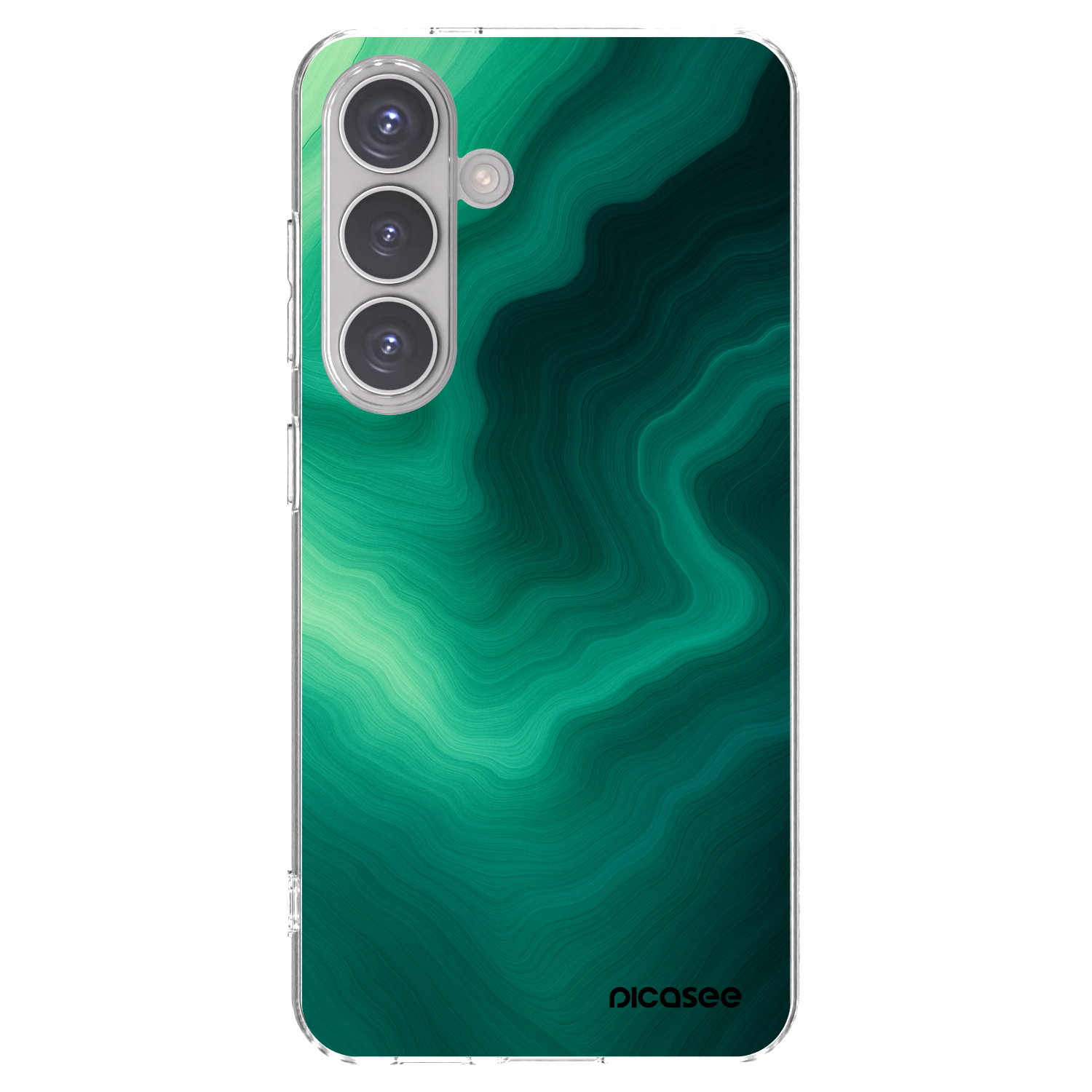 Picasee husă transparentă din silicon pentru Samsung Galaxy S24 S921B 5G - Malachite