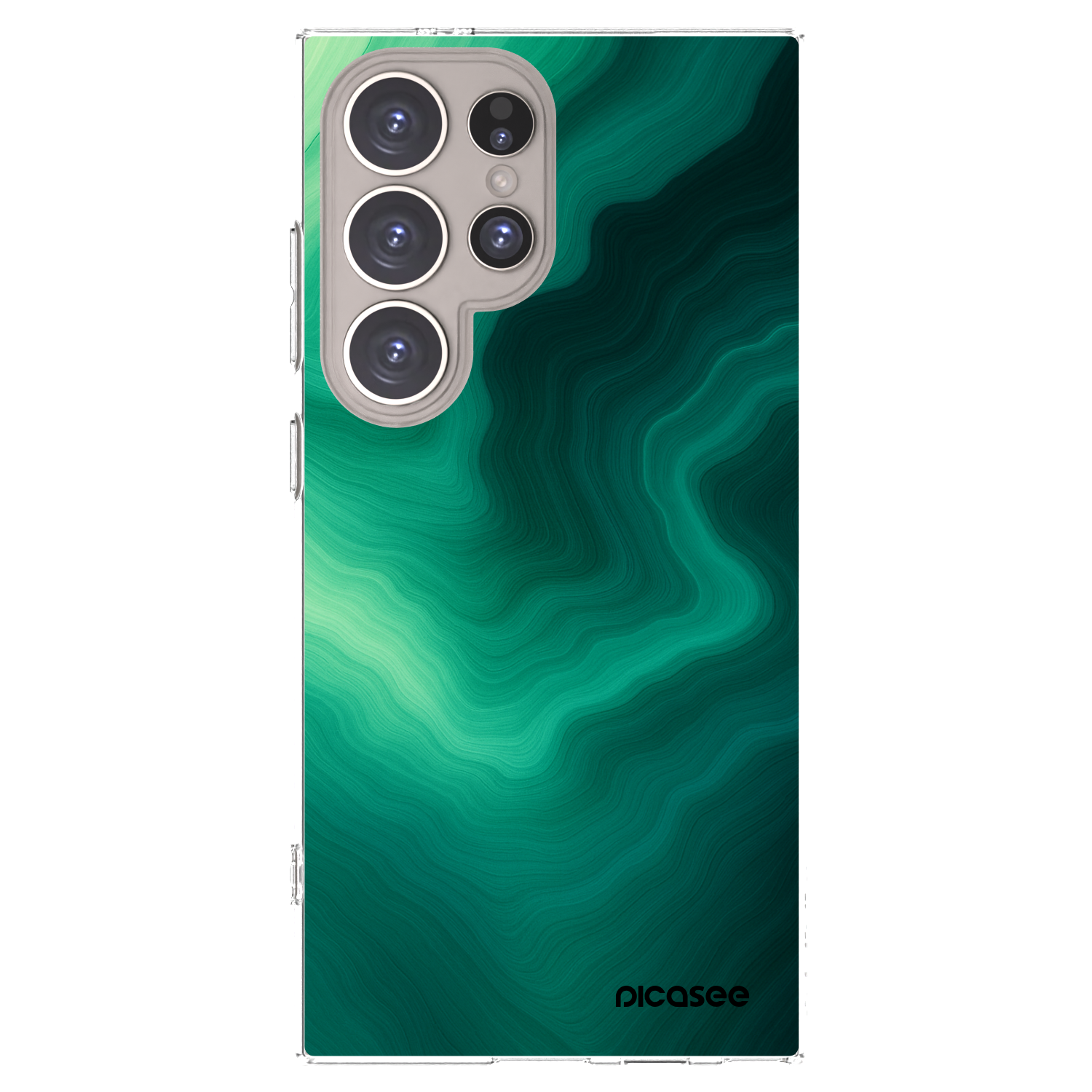 Picasee husă transparentă din silicon pentru Samsung Galaxy S24 Ultra S928B 5G - Malachite
