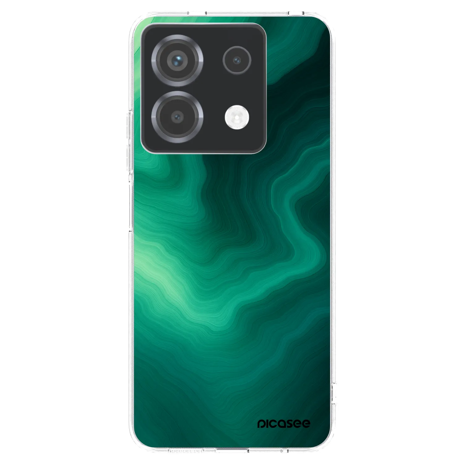 Picasee husă transparentă din silicon pentru Xiaomi Poco X6 - Malachite