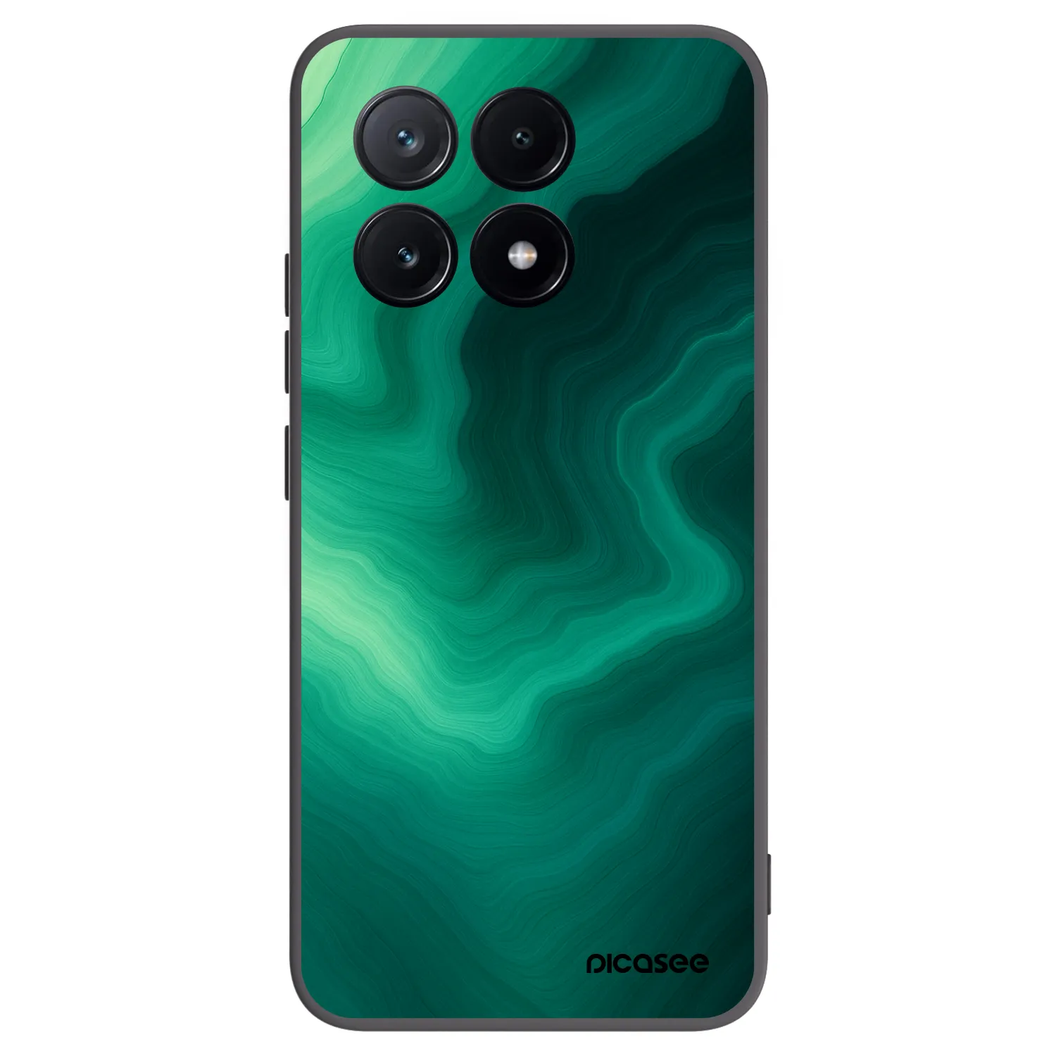 Picasee husă neagră din silicon pentru Xiaomi Poco X6 Pro - Malachite