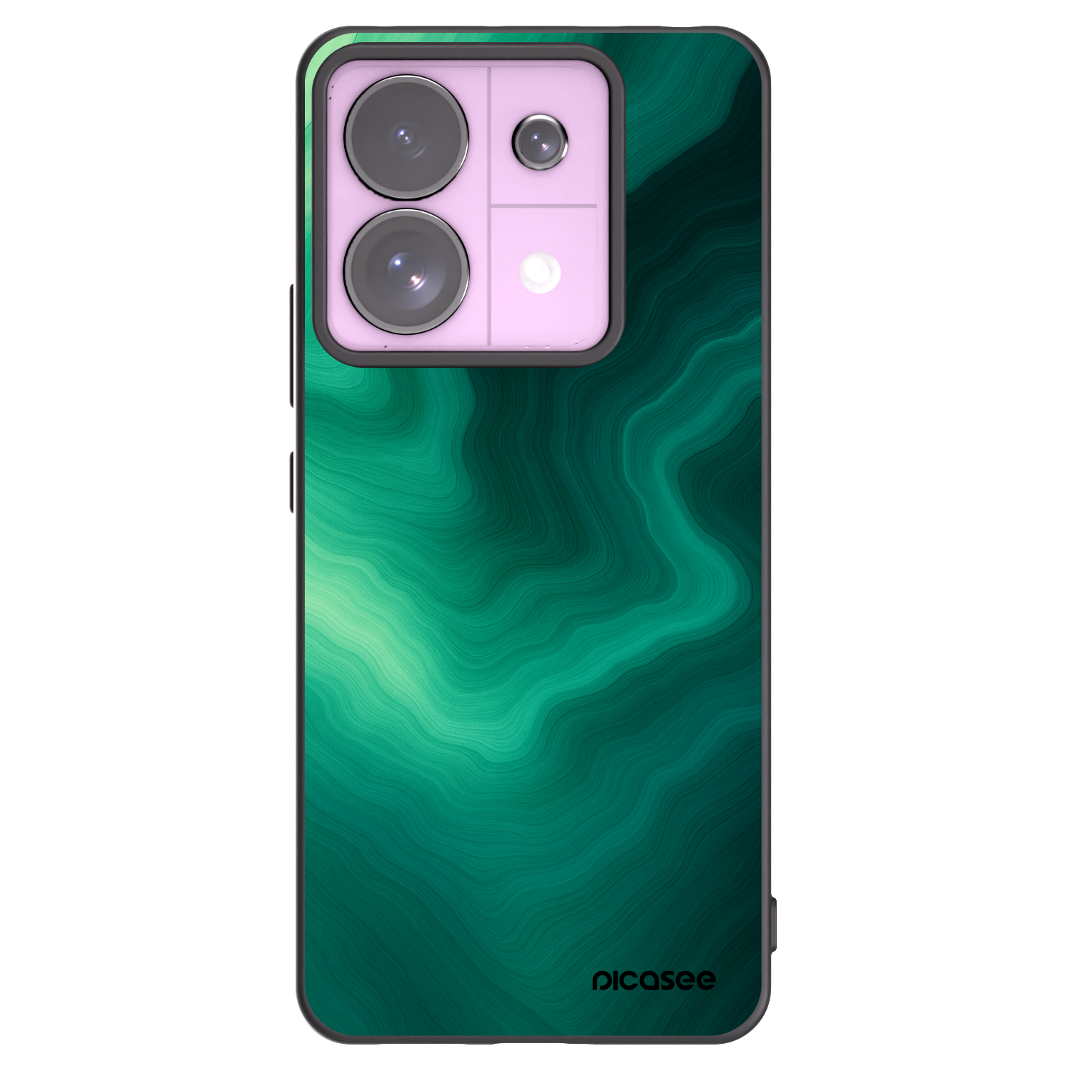 Picasee husă neagră din silicon pentru Xiaomi Redmi Note 13 Pro 5G - Malachite