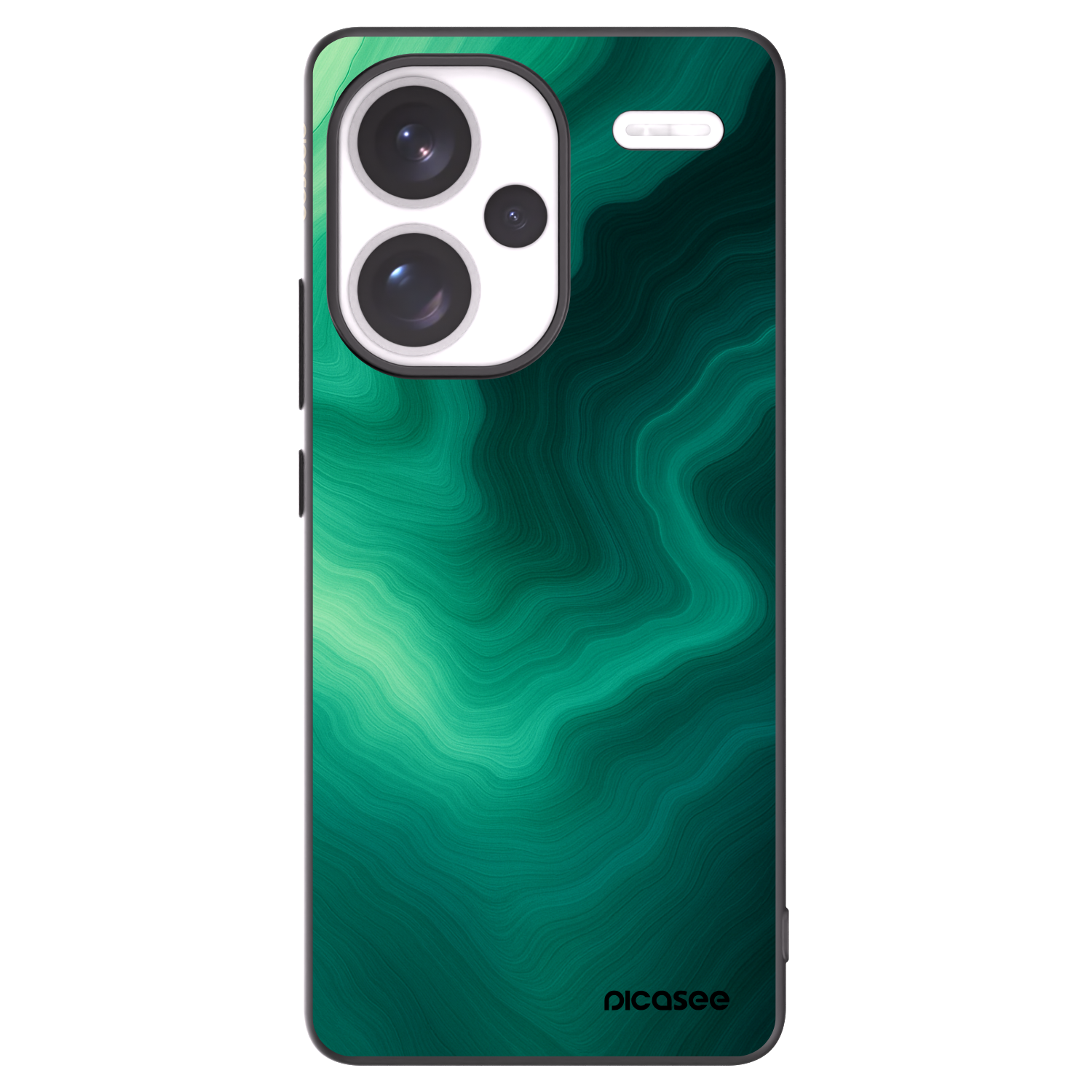 Picasee husă neagră din silicon pentru Xiaomi Redmi Note 13 Pro+ 5G - Malachite