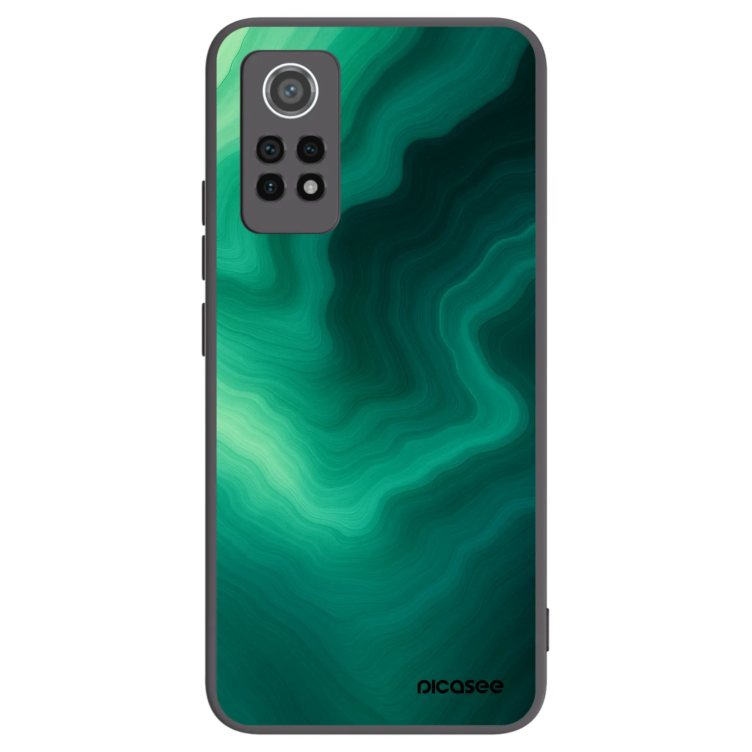 Picasee husă neagră din silicon pentru Xiaomi Redmi Note 12 Pro 4G - Malachite