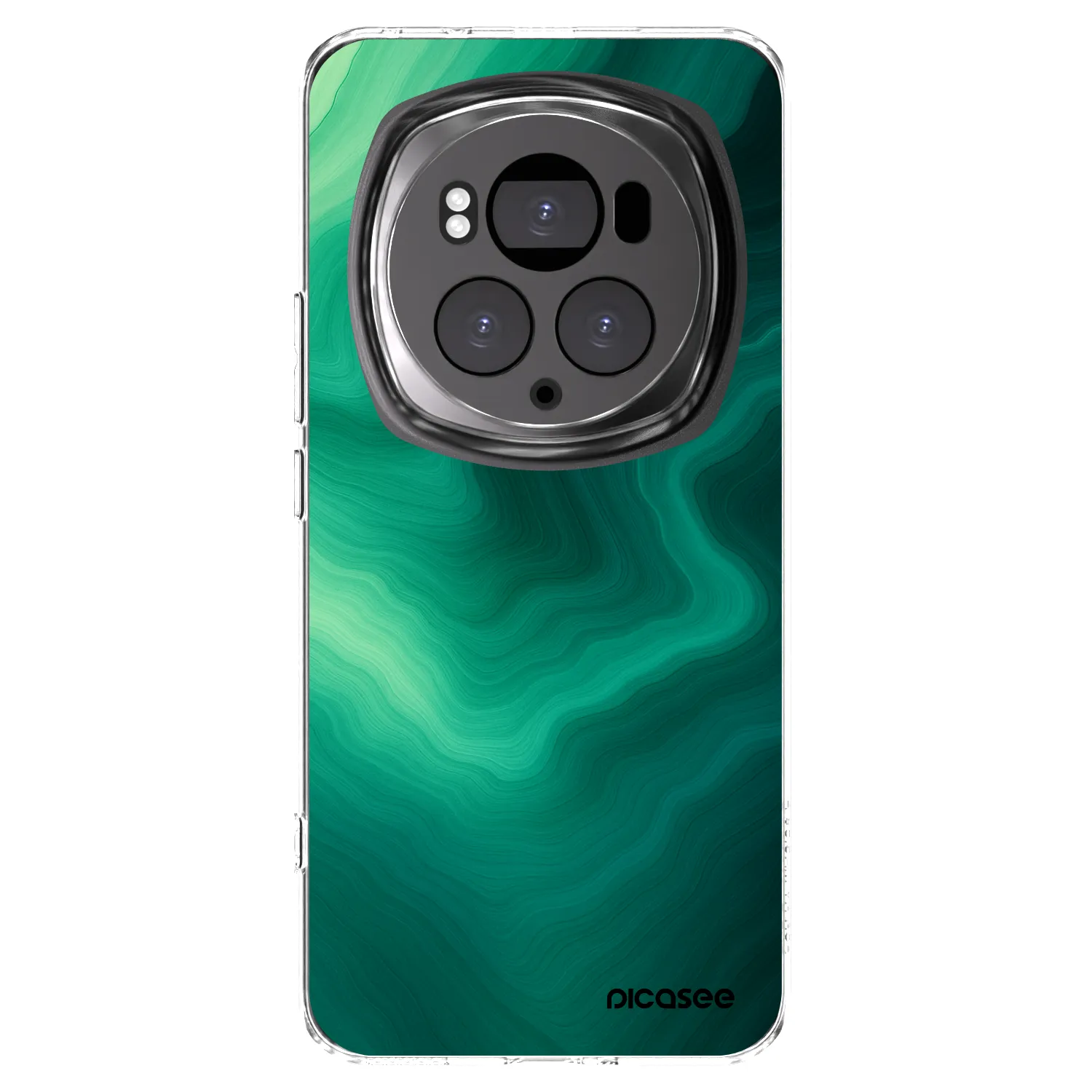 Picasee husă transparentă din silicon pentru Honor Magic6 Pro - Malachite