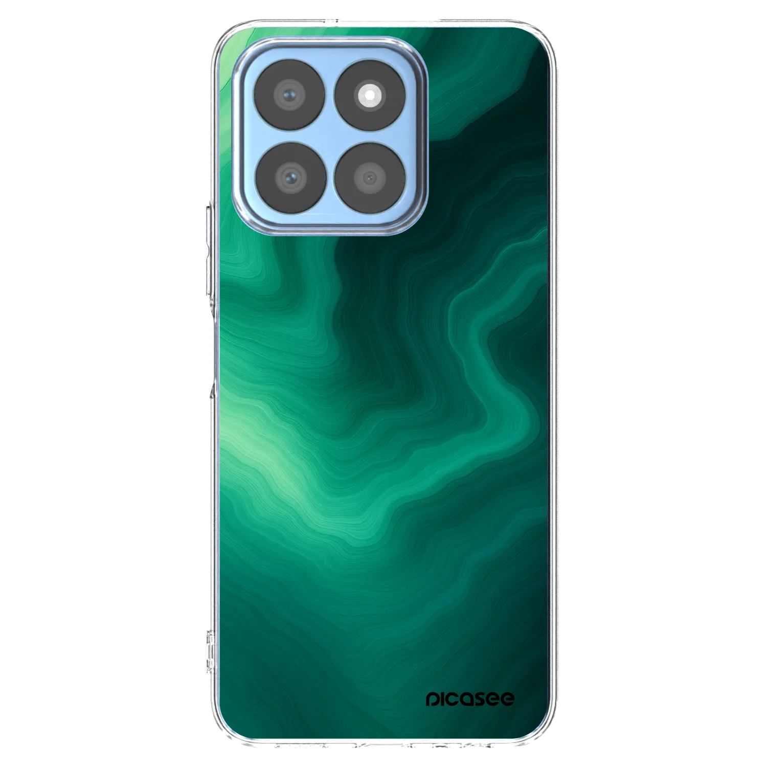 Picasee husă transparentă din silicon pentru Honor X8b - Malachite