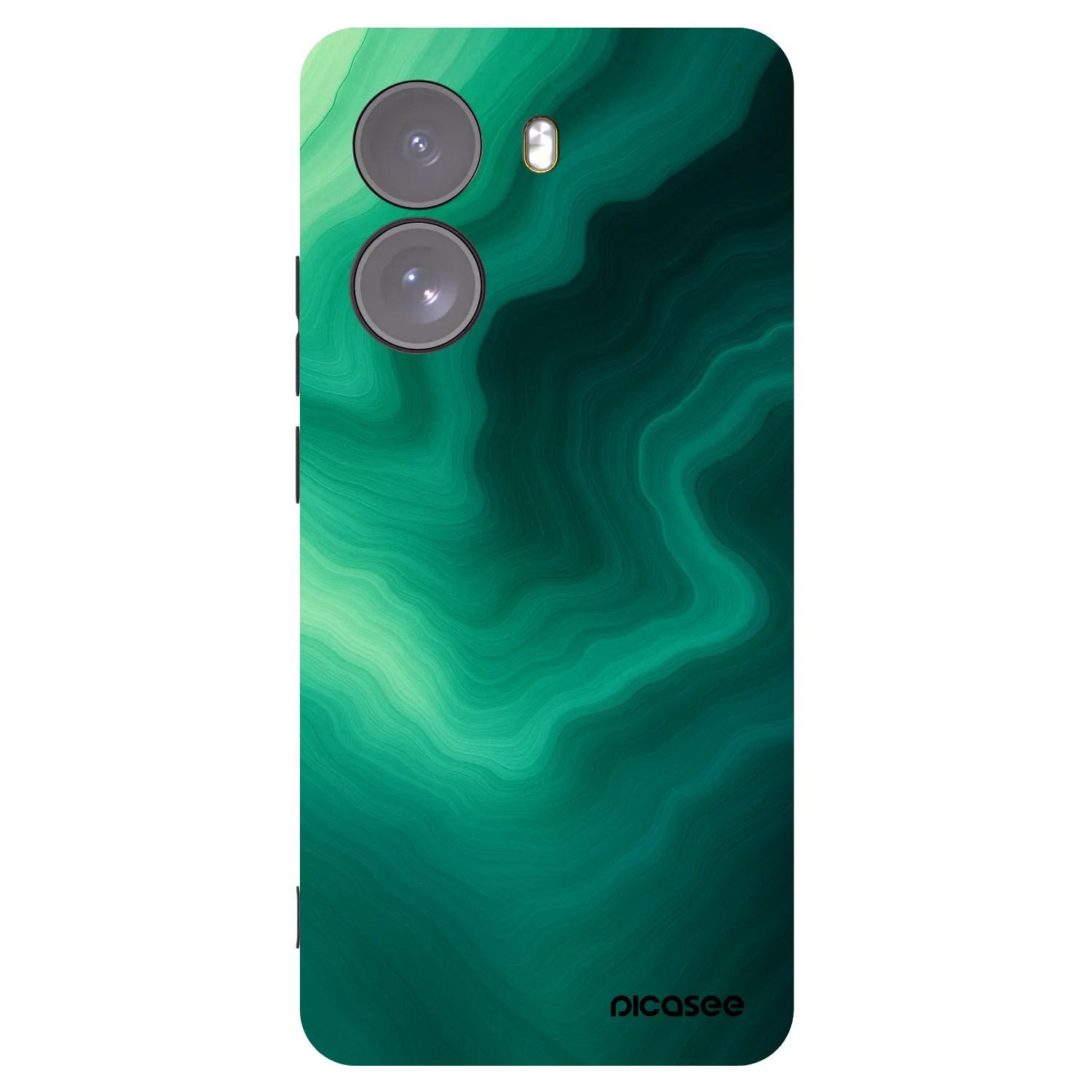Picasee husă neagră din silicon pentru Xiaomi Poco X7 - Malachite
