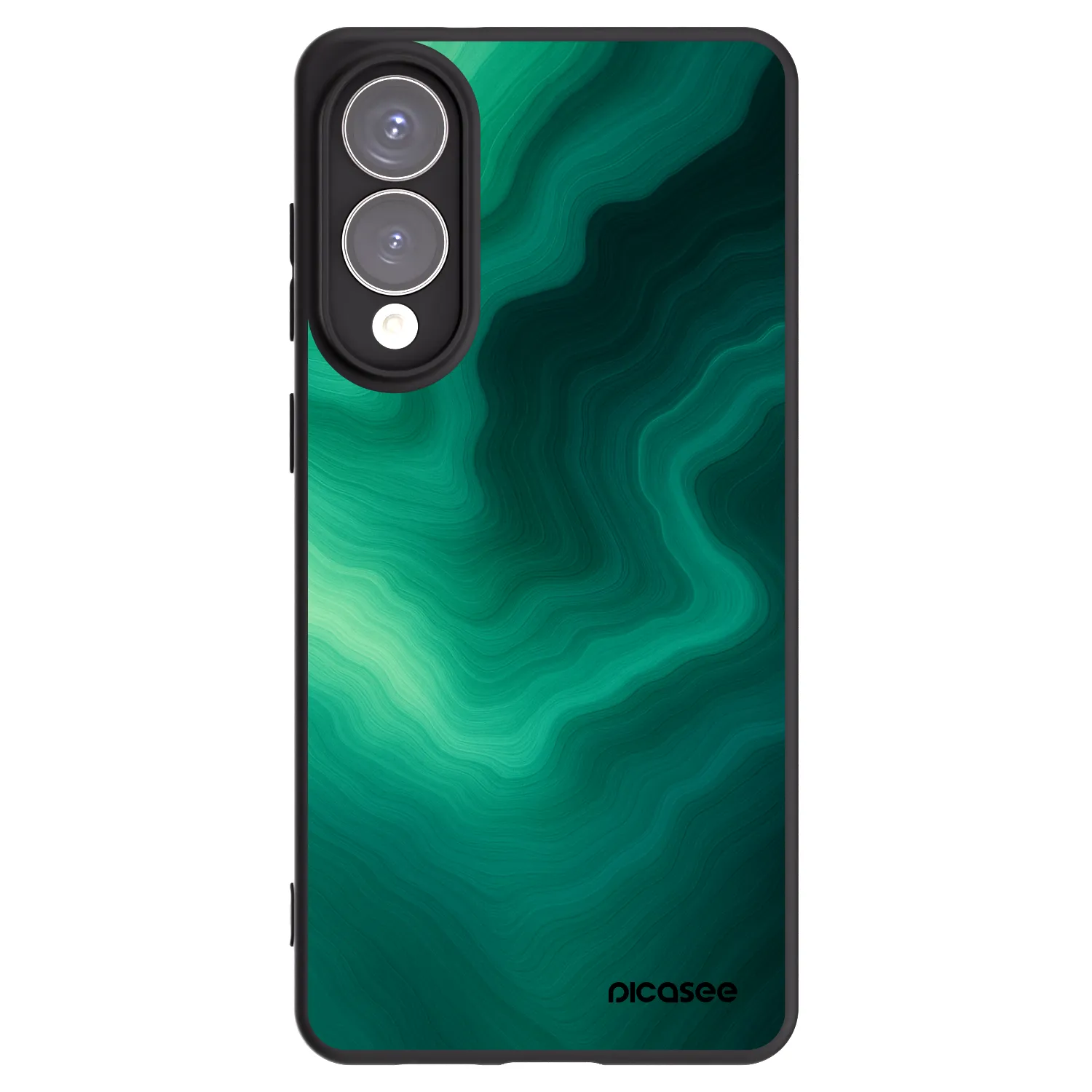 Picasee husă neagră din silicon pentru Samsung Galaxy S25 Edge 5G - Malachite