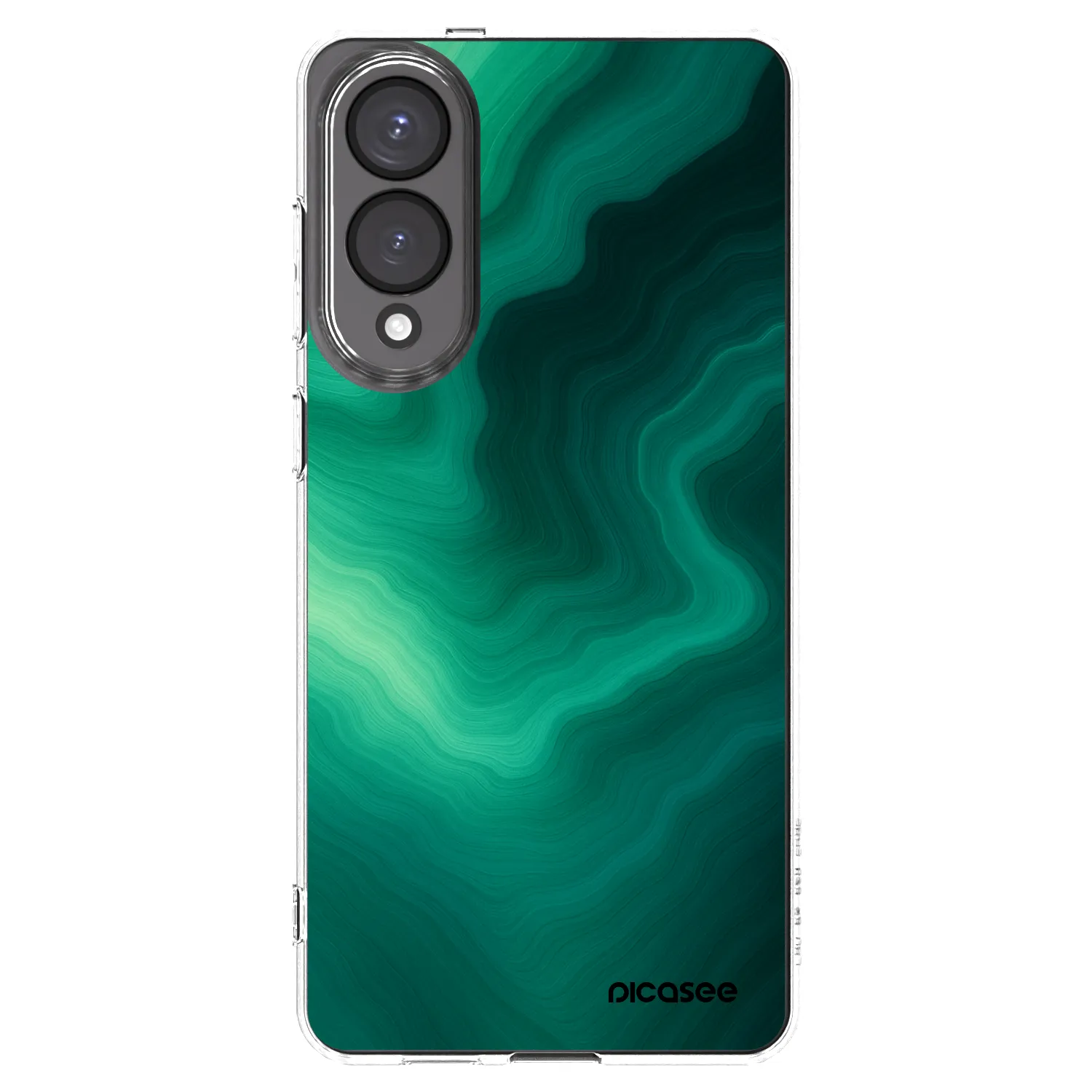 Picasee husă transparentă din silicon pentru Samsung Galaxy S25 Edge 5G - Malachite
