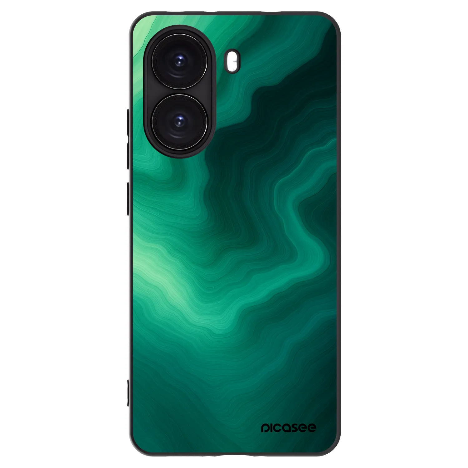 Picasee husă neagră din silicon pentru Xiaomi Poco X7 Pro 5G - Malachite