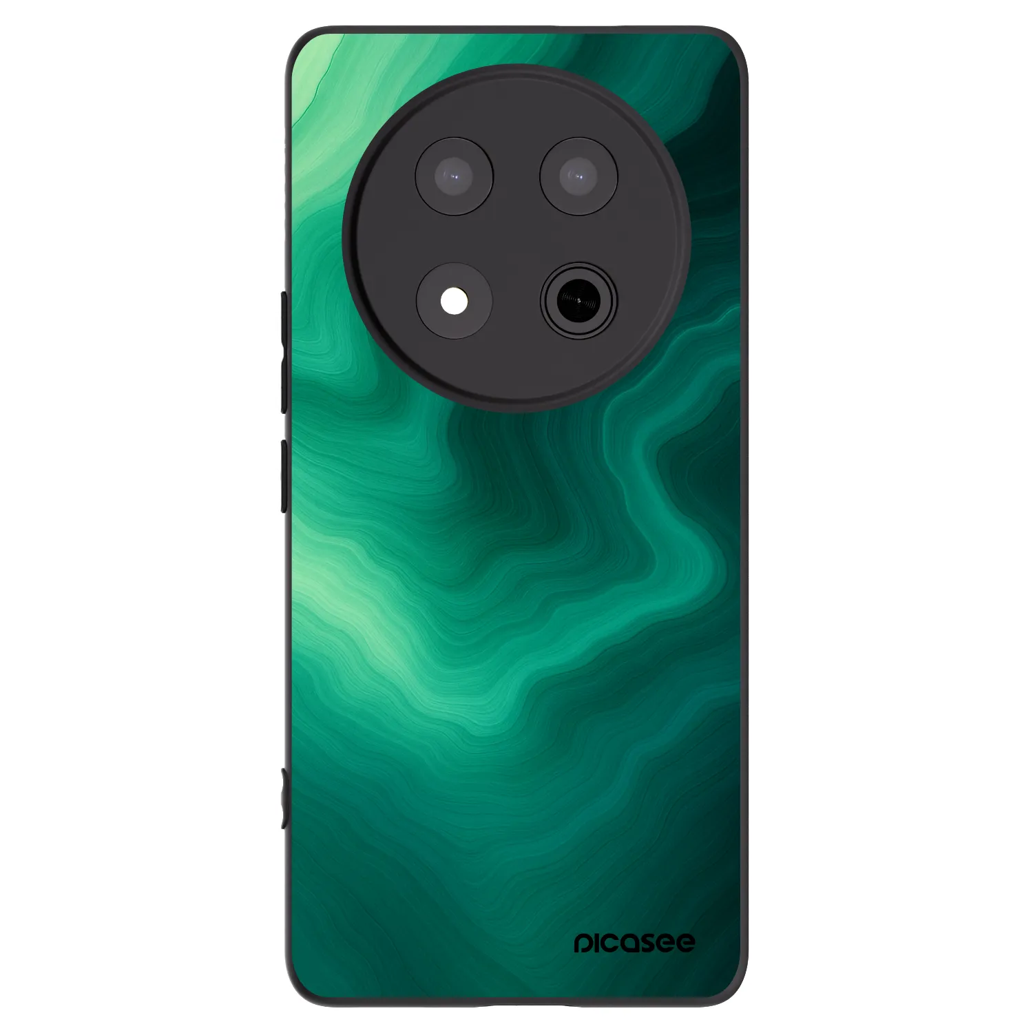Picasee husă neagră din silicon pentru Honor Magic7 Lite 5G - Malachite