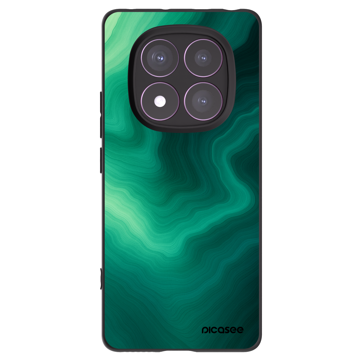 Picasee husă neagră din silicon pentru Xiaomi Redmi Note 14 Pro 4G - Malachite