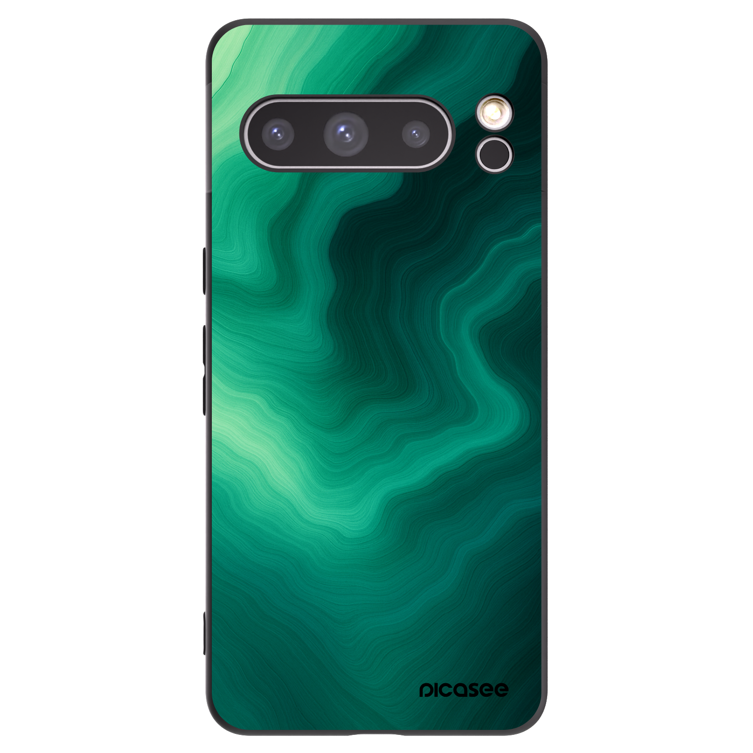 Picasee husă neagră din silicon pentru Google Pixel 8 Pro - Malachite