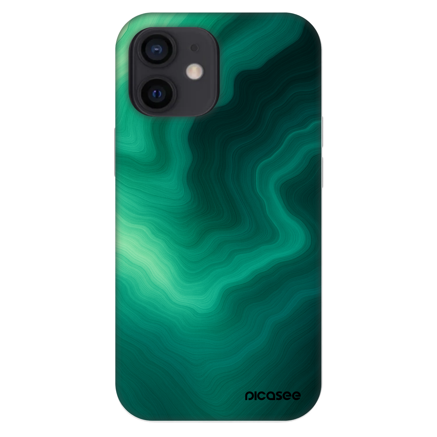 Picasee Fashion Case pentru Apple iPhone 12 mini - Malachite