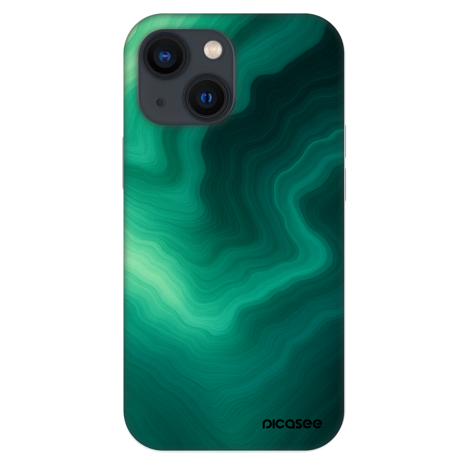 Picasee Fashion Case pentru Apple iPhone 13 mini - Malachite