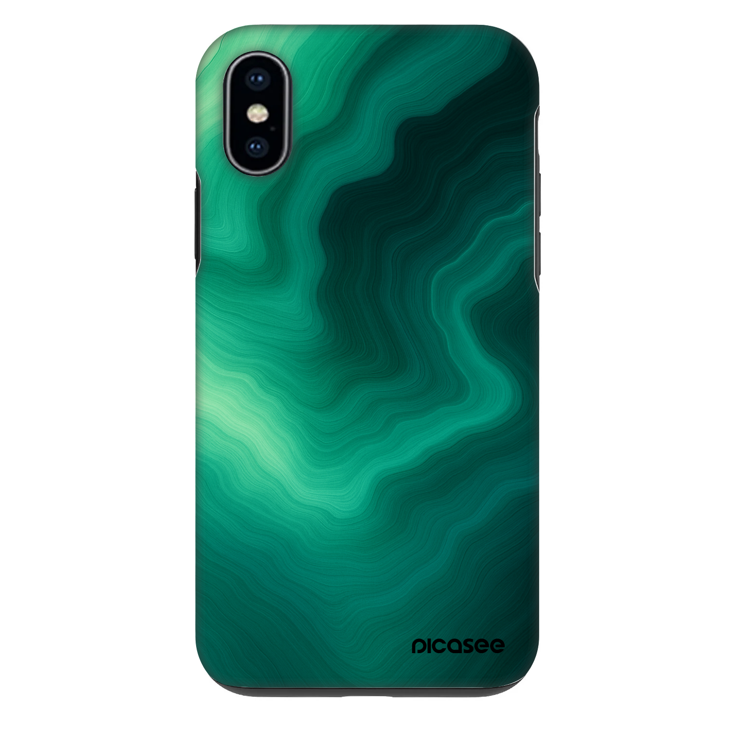 Picasee Fashion Case pentru Apple iPhone X/XS - Malachite