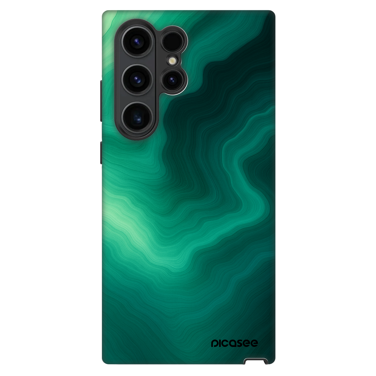 Picasee Fashion Case pentru Samsung Galaxy S23 Ultra 5G - Malachite