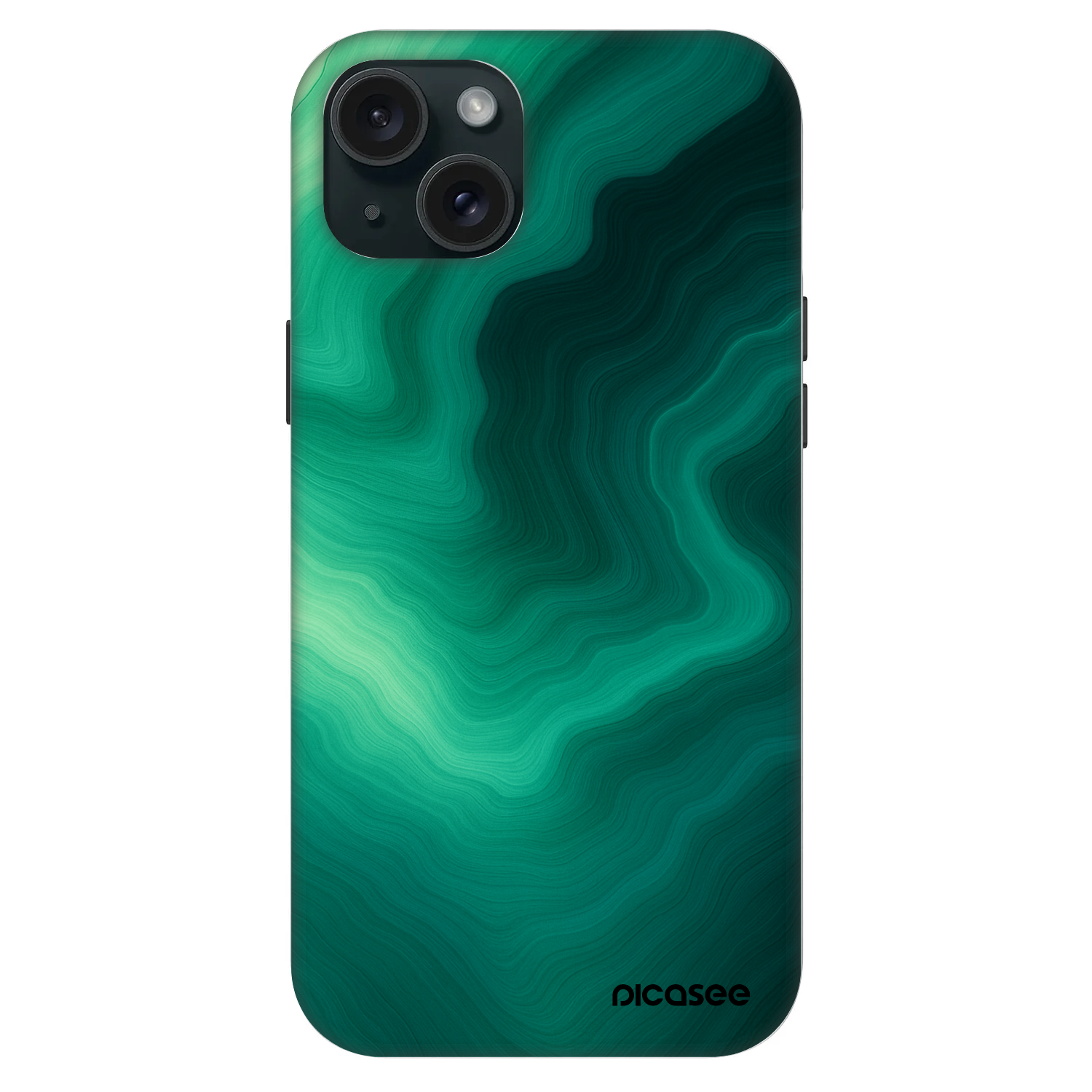Picasee Fashion Case MagSafe pentru Apple iPhone 15 Plus - Malachite