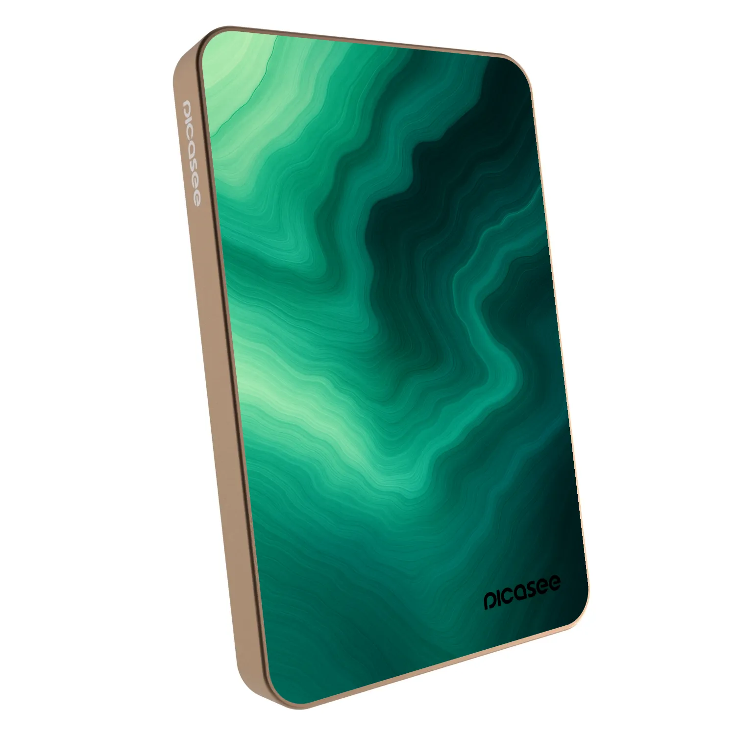 Picasee Powerbank cu MagSafe 5 000 mAh De aur - Malachite