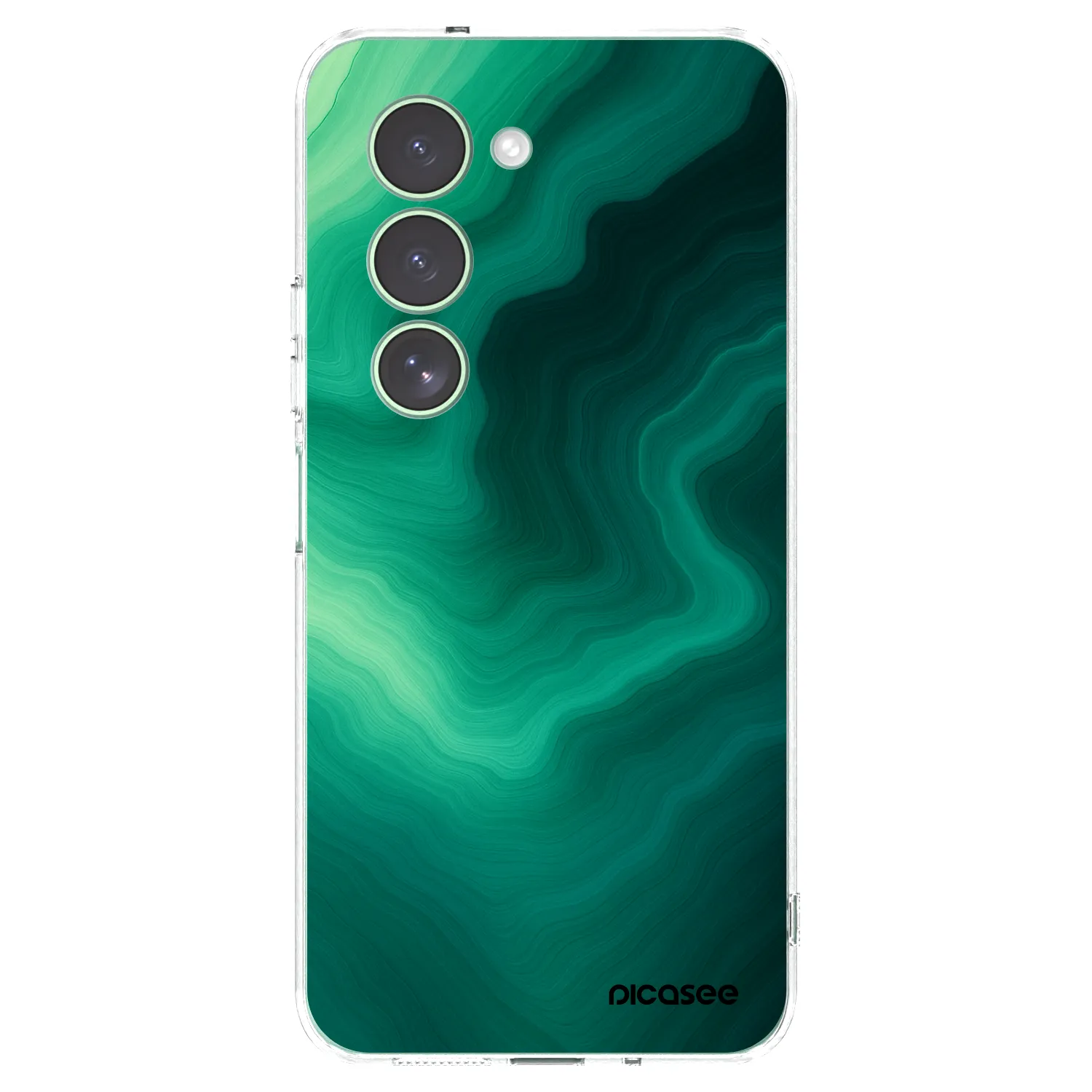 Picasee husă transparentă din silicon pentru Xiaomi Redmi 15 5G - Malachite