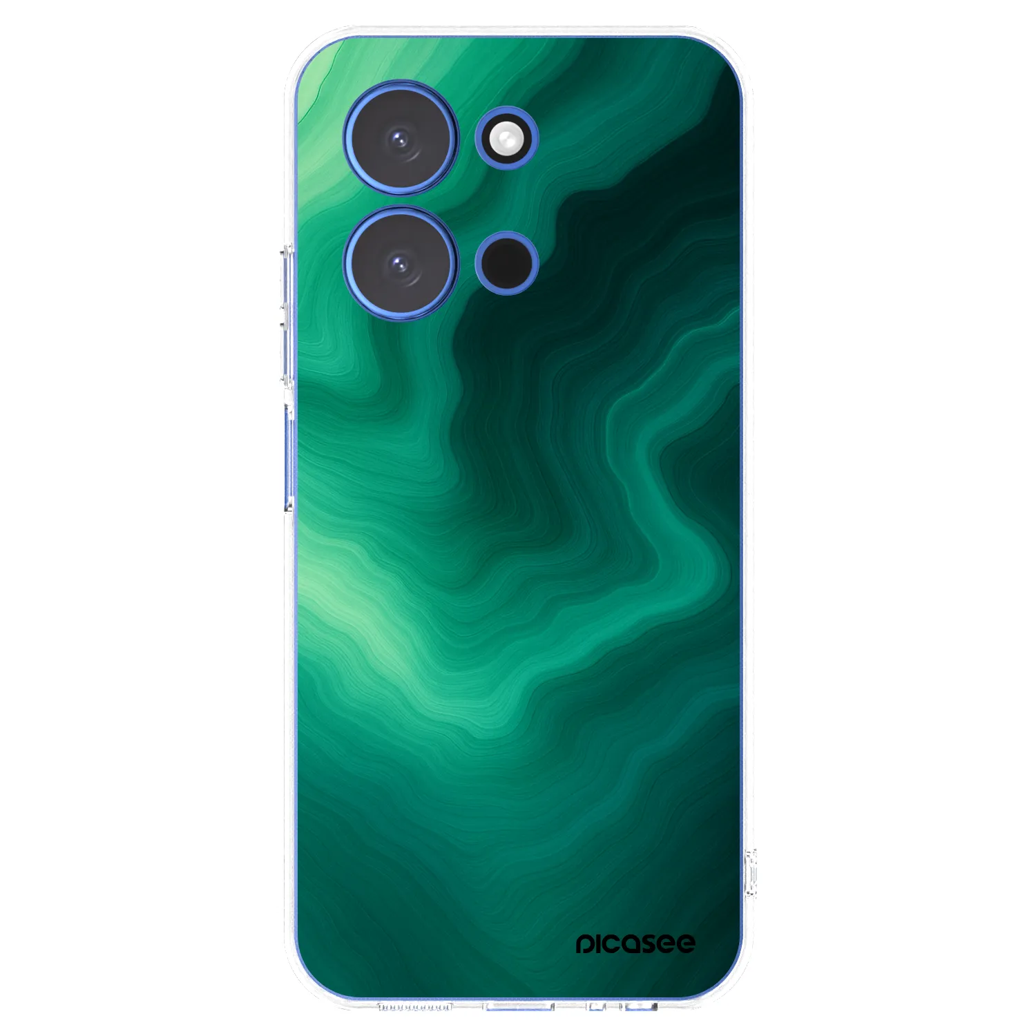 Picasee husă transparentă din silicon pentru Xiaomi Redmi 15C 4G - Malachite