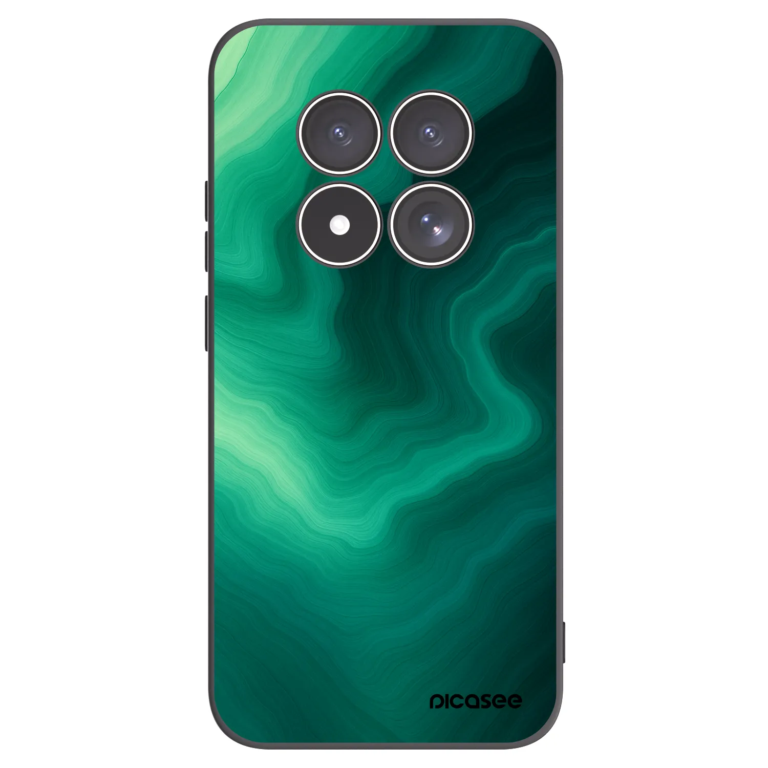 Picasee husă neagră din silicon pentru Xiaomi Redmi Note 15 Pro 4G - Malachite