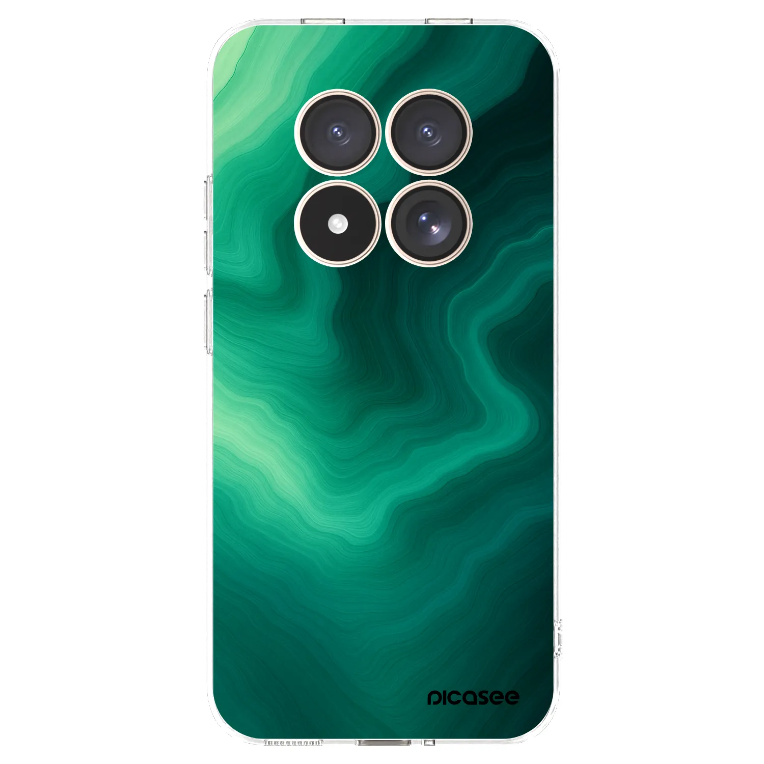 Picasee husă transparentă din silicon pentru Xiaomi Redmi Note 15 Pro 4G - Malachite