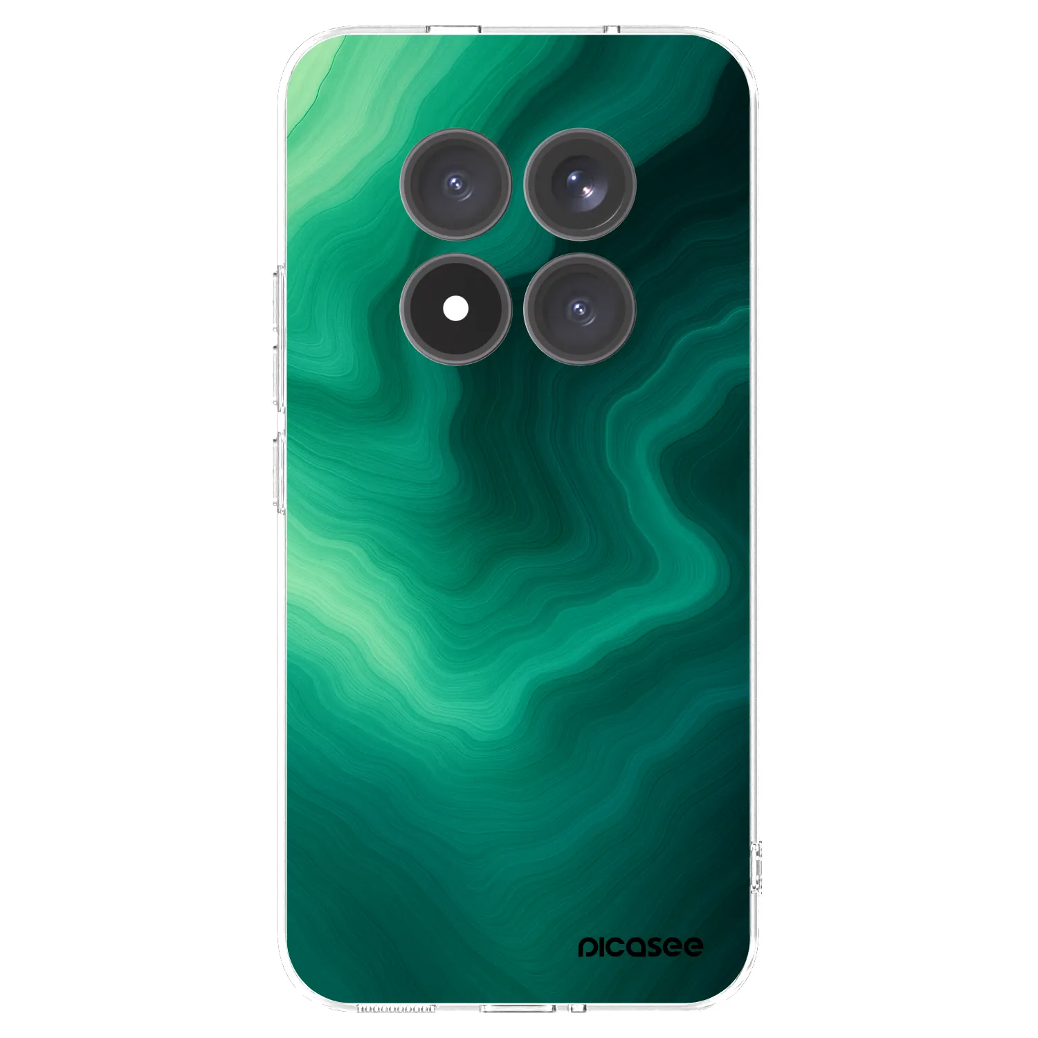 Picasee husă transparentă din silicon pentru Xiaomi Redmi Note 15 Pro+ - Malachite