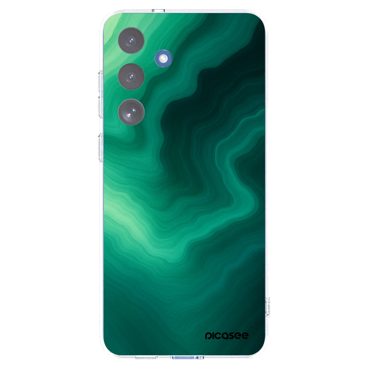 Picasee husă transparentă din silicon pentru Samsung Galaxy S25 FE 5G - Malachite