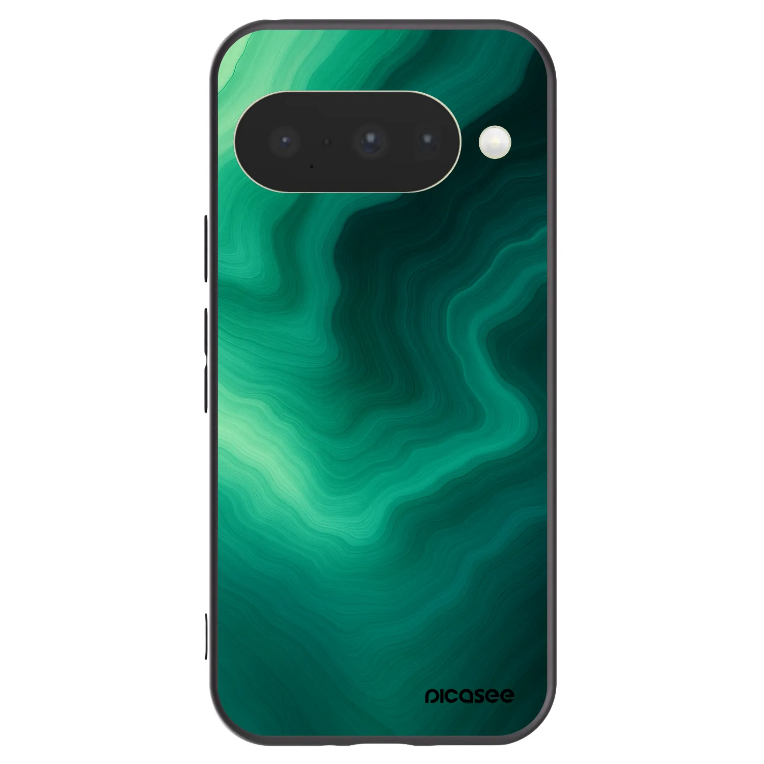 Picasee husă neagră din silicon pentru Google Pixel 10 - Malachite