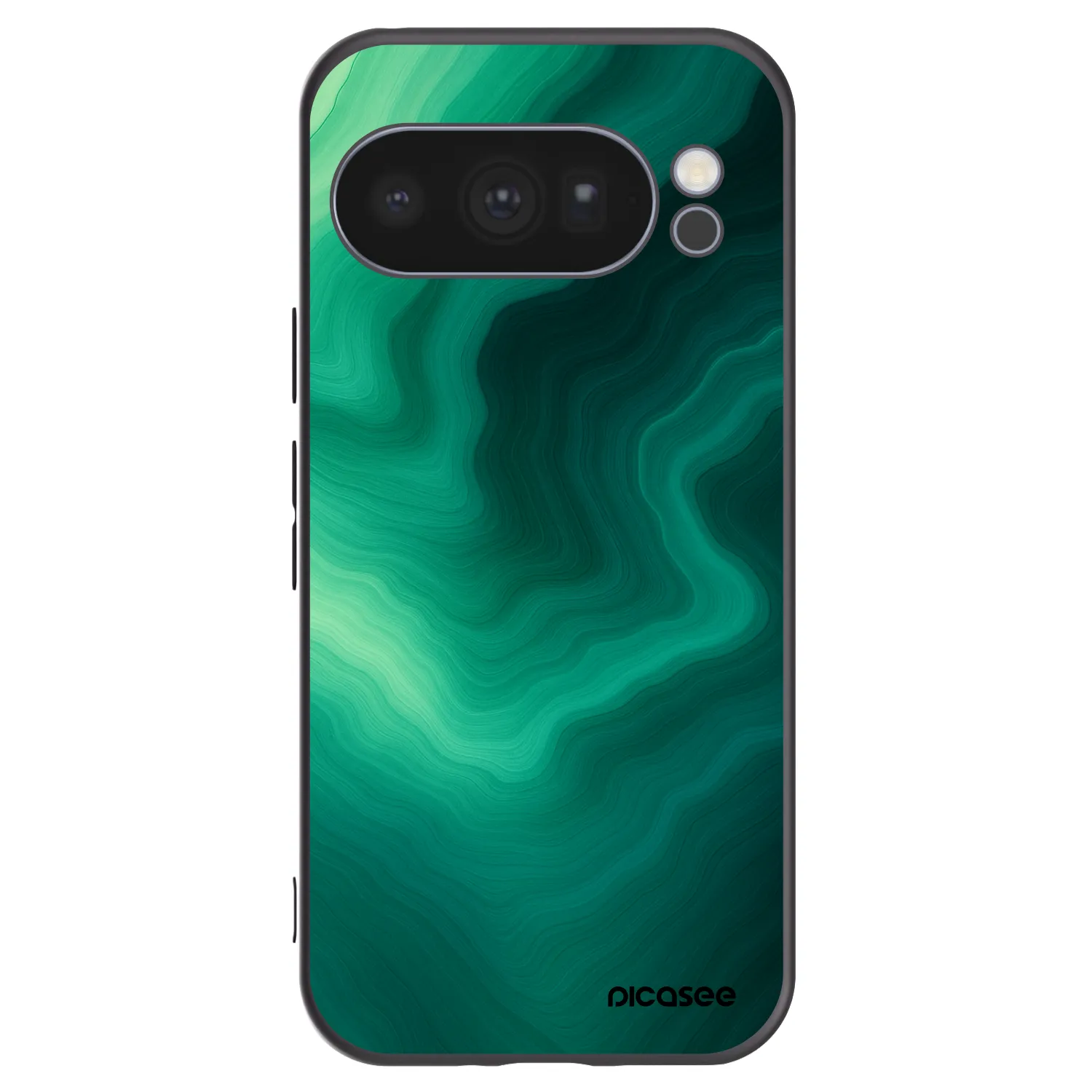 Picasee husă neagră din silicon pentru Google Pixel 10 Pro - Malachite