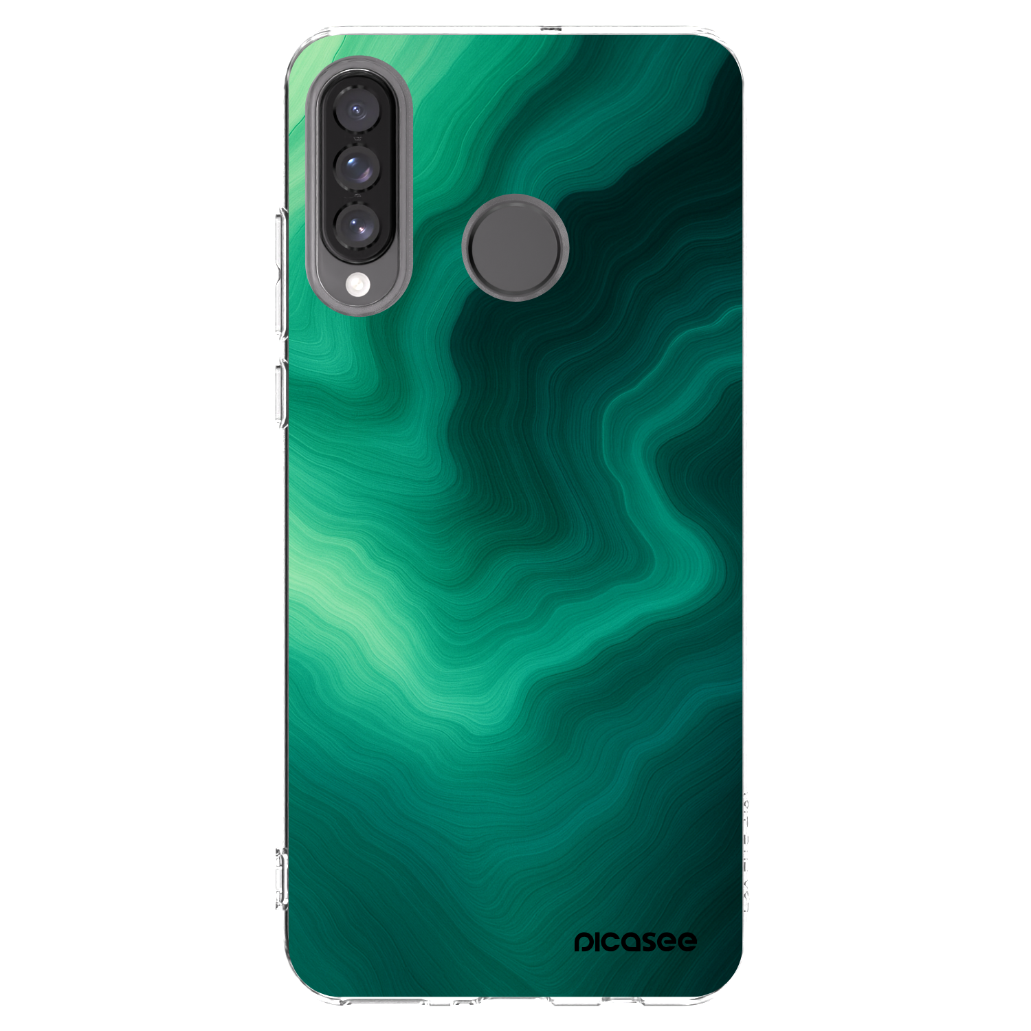 Picasee husă transparentă din silicon pentru Huawei P30 Lite - Malachite