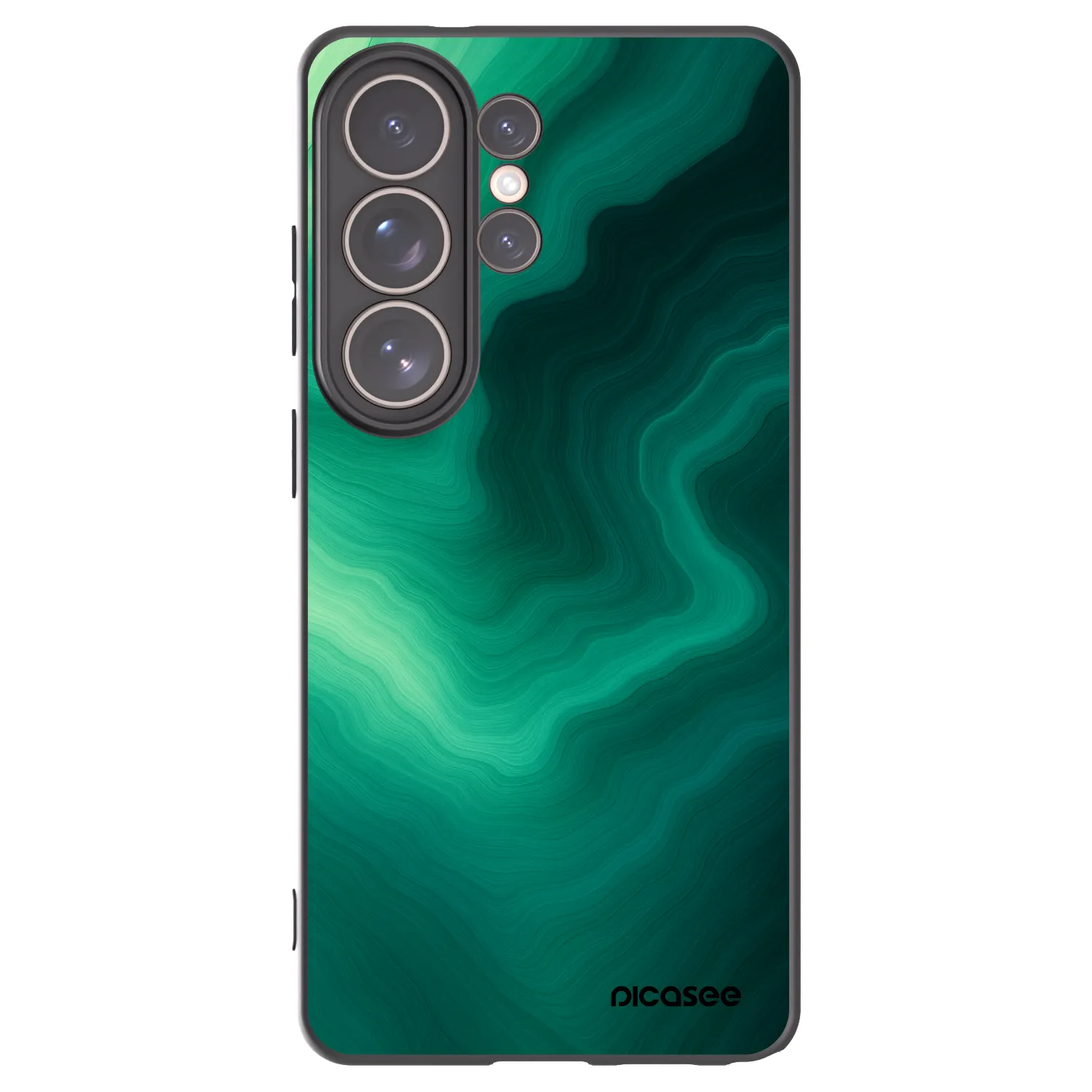 Picasee husă neagră din silicon pentru Samsung Galaxy S26 Ultra - Malachite