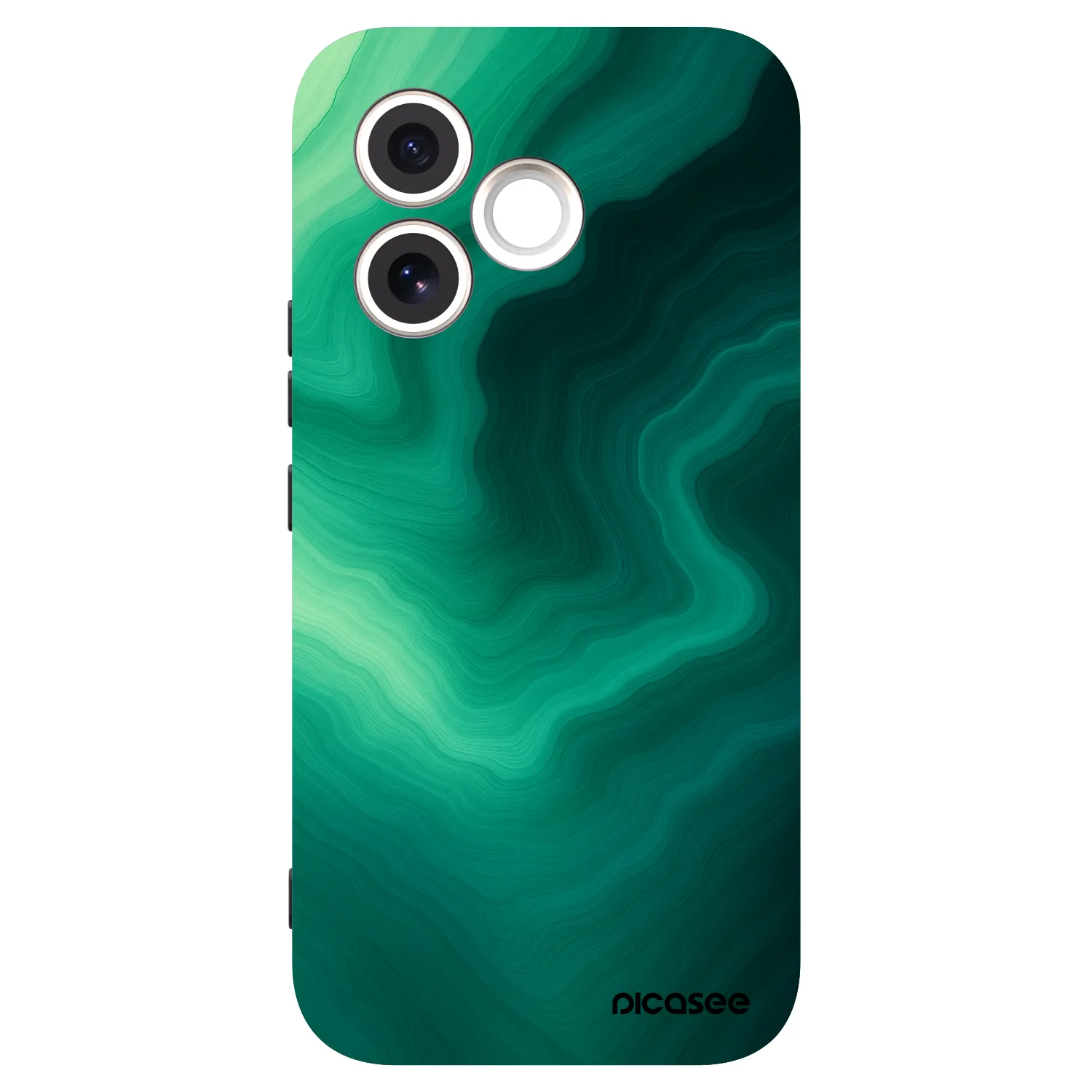 Picasee husă neagră din silicon pentru Honor 600 Lite - Malachite