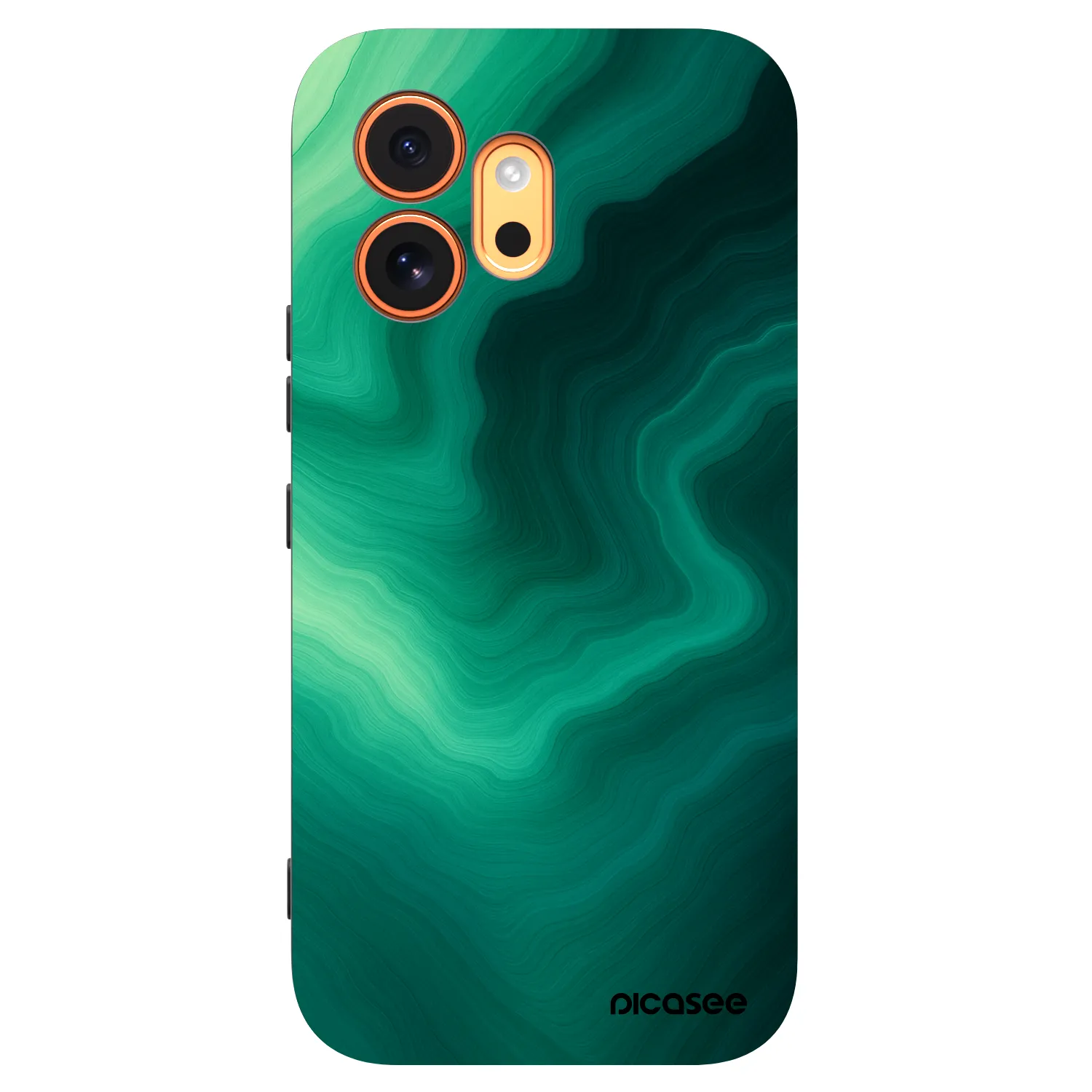 Picasee husă neagră din silicon pentru Honor 600 - Malachite